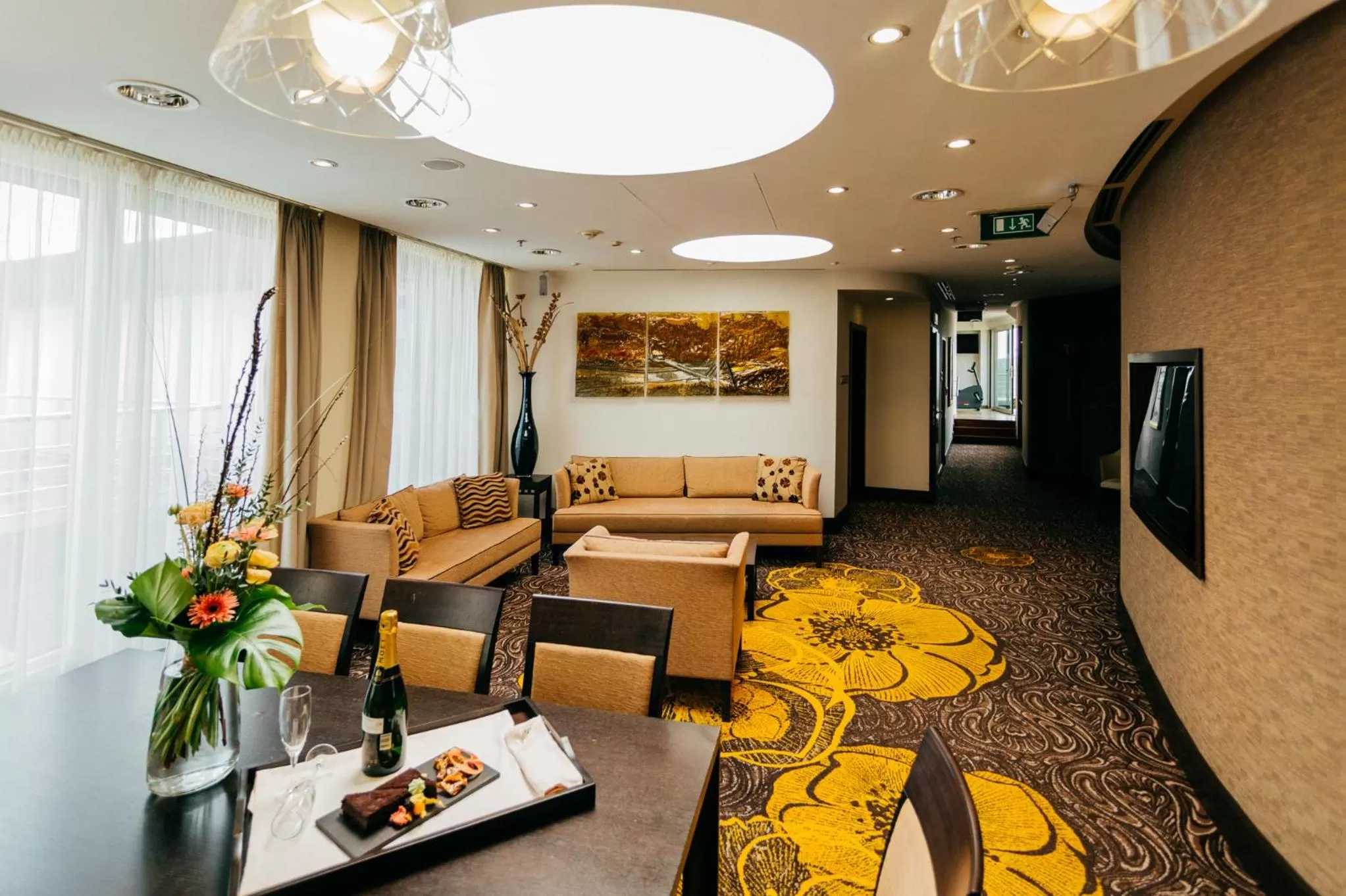 Living room in Radisson Blu Carlton Hotel, Bratislava