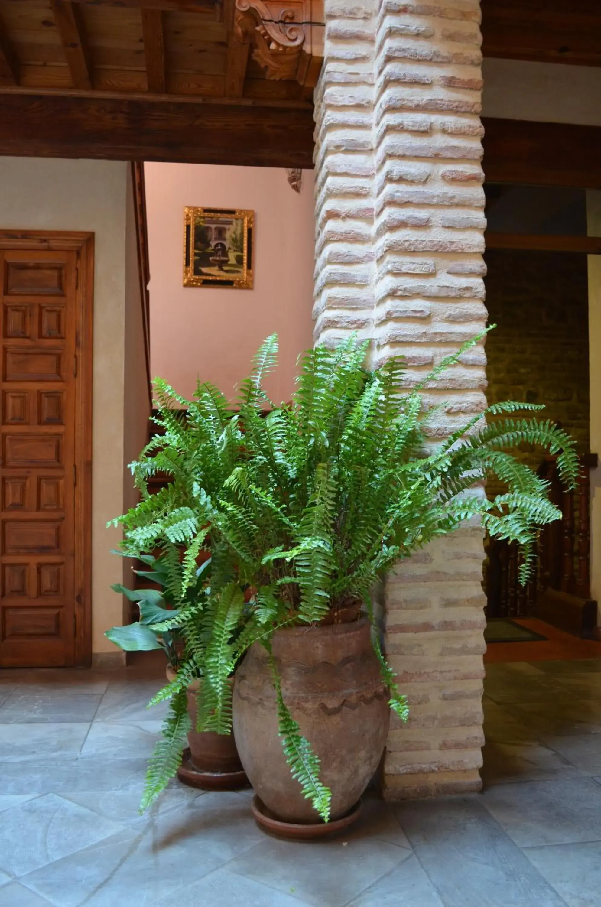 Patio in Hotel Santa Isabel La Real