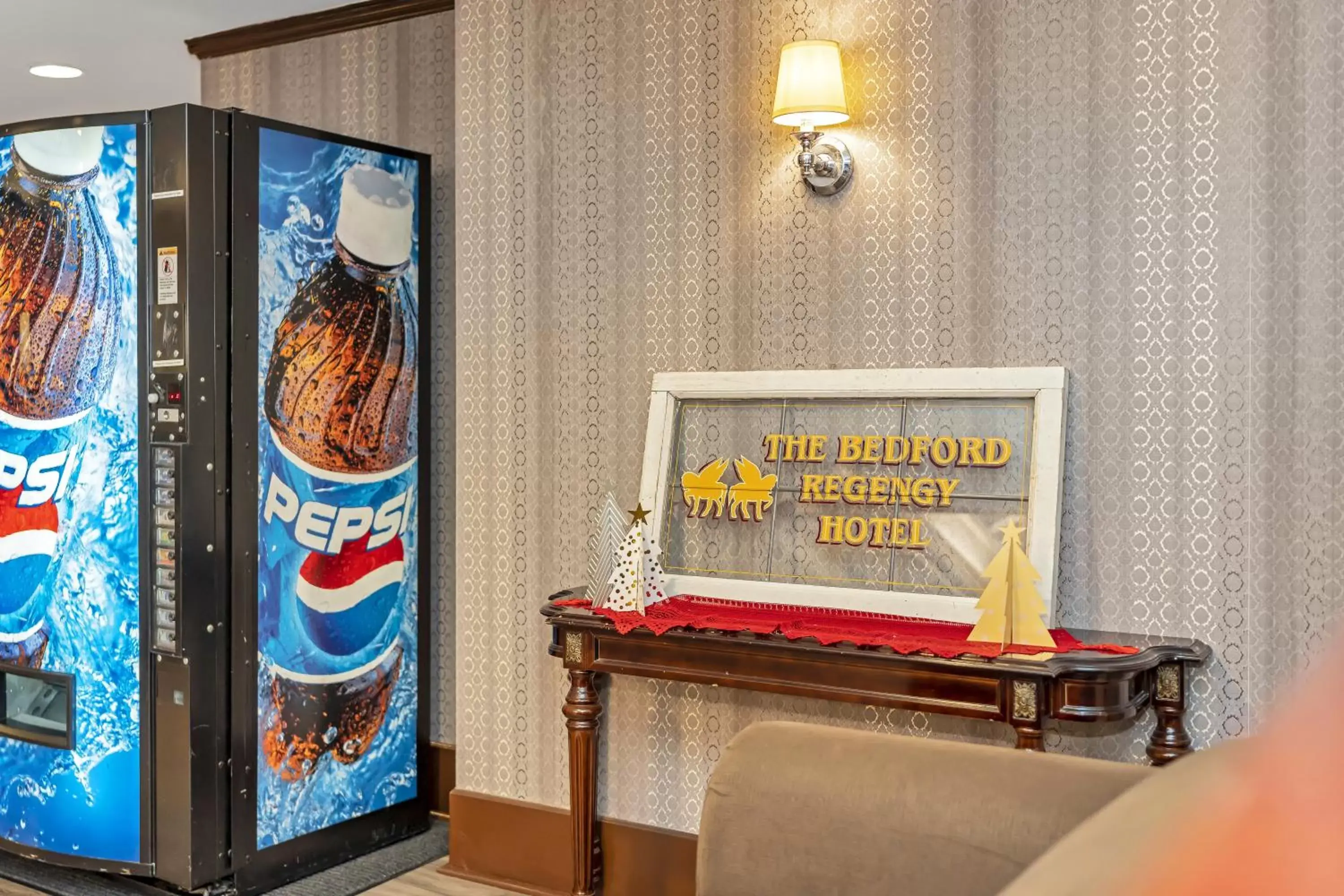 vending machine in The Bedford Regency Hotel