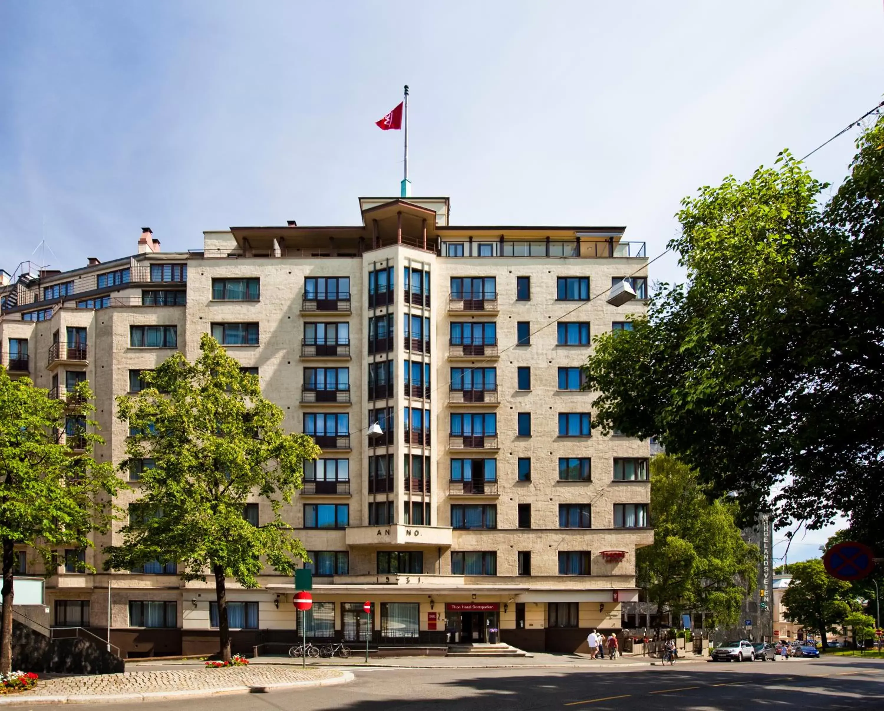 Facade/entrance, Property Building in Thon Hotel Slottsparken