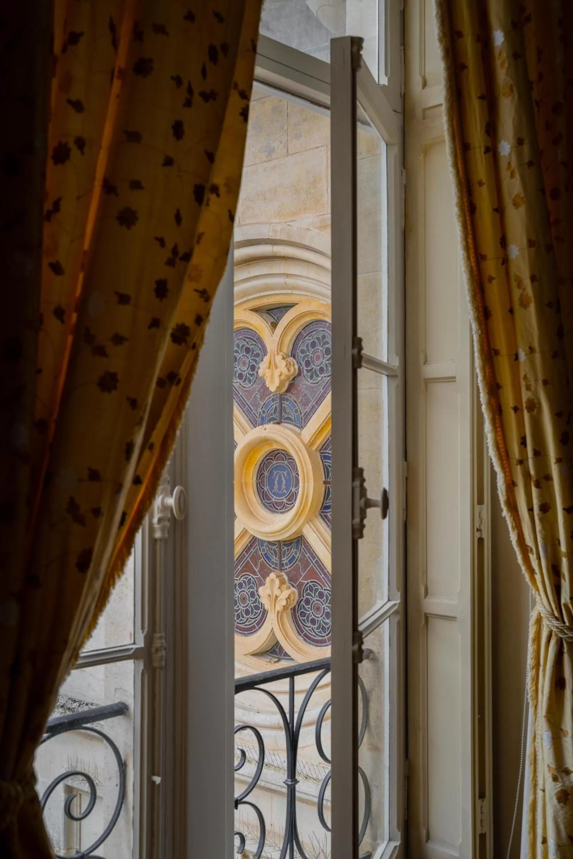 Garden view in Château Pape Clément