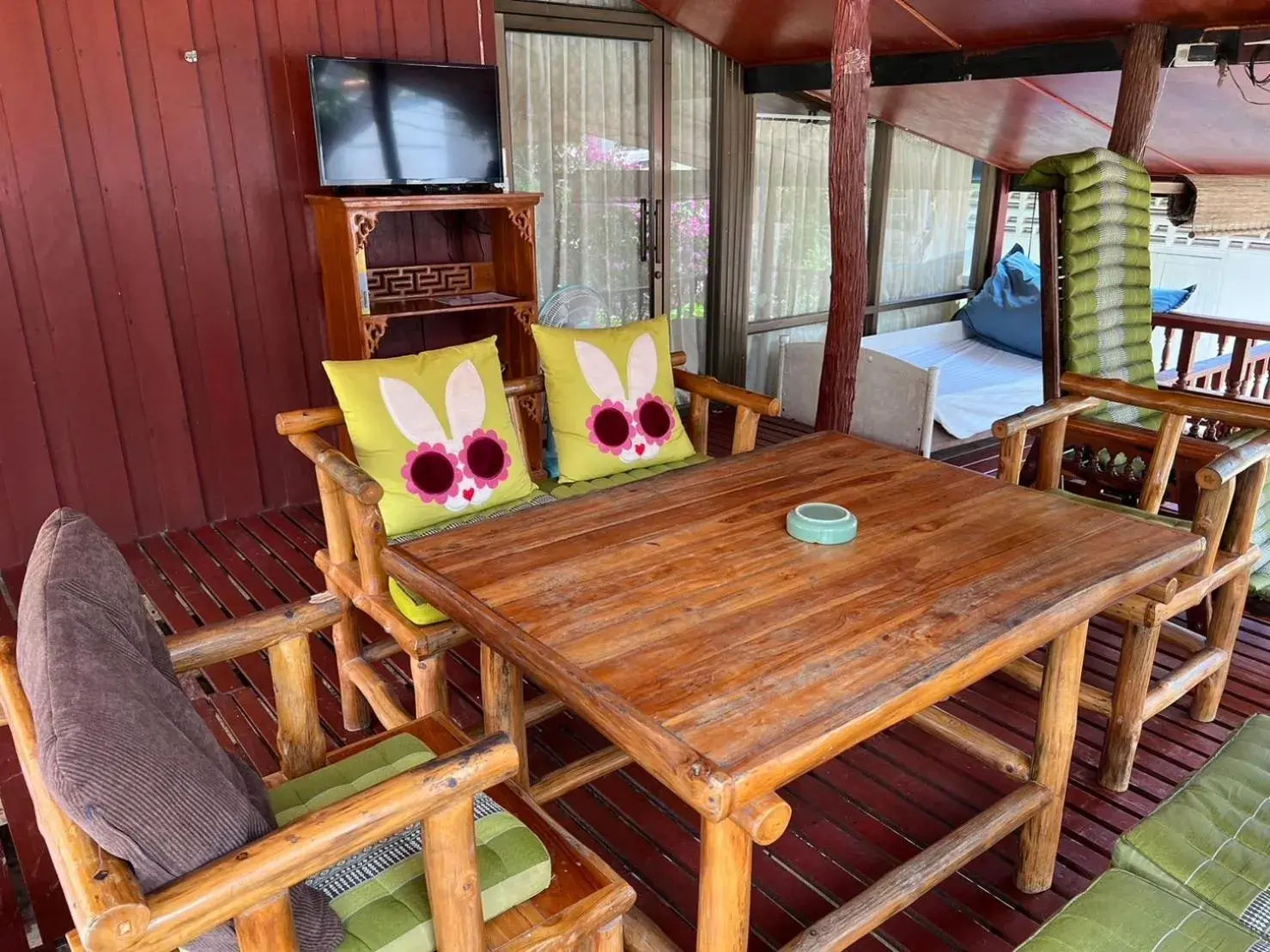 Seating area in Bangpo Village