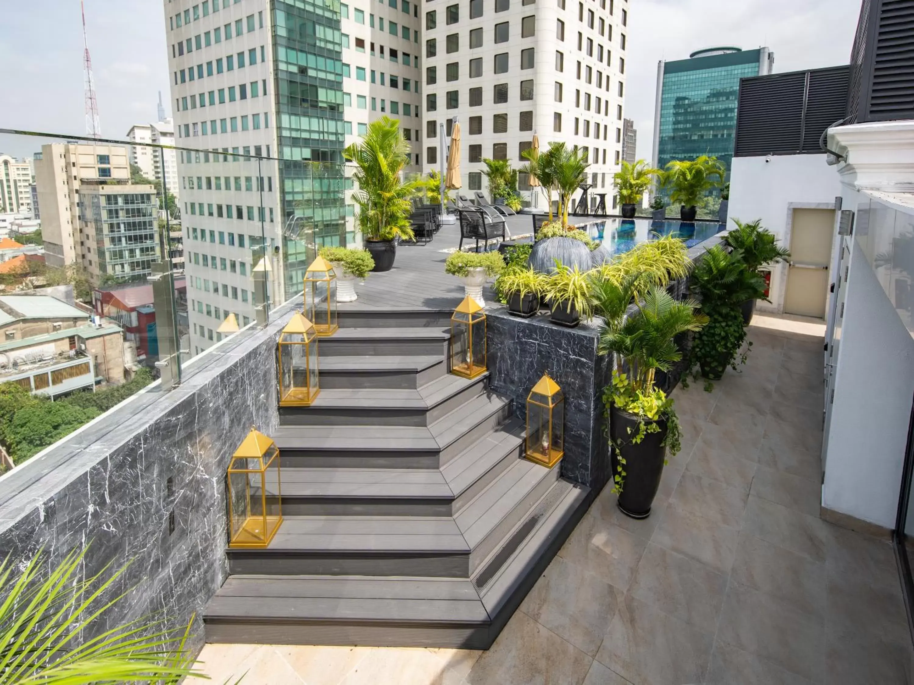 Swimming pool in Bach Suites Saigon, a Member of Design Hotels