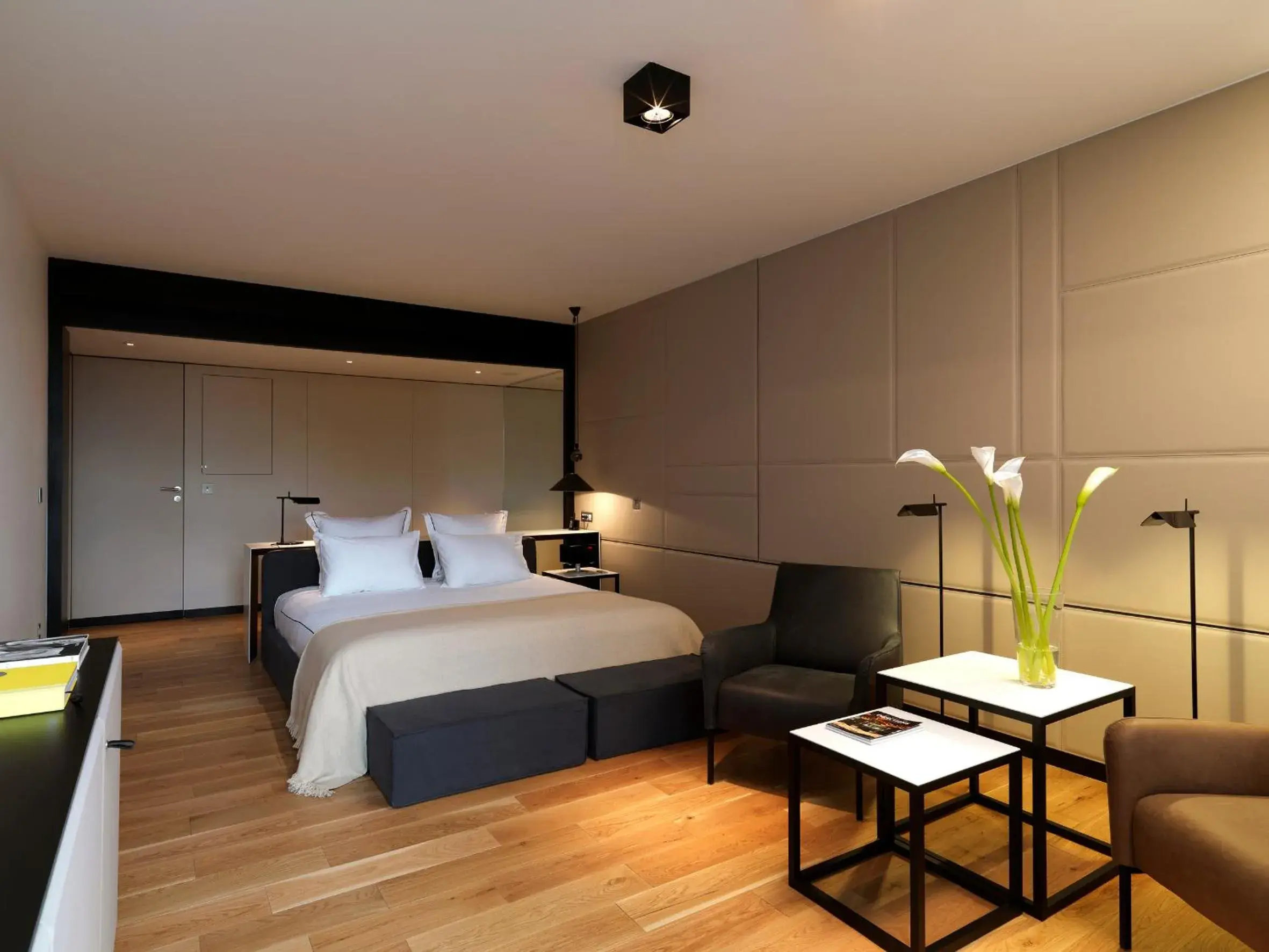 Photo of the whole room, Bed in Sense Hotel Sofia, a Member of Design Hotels