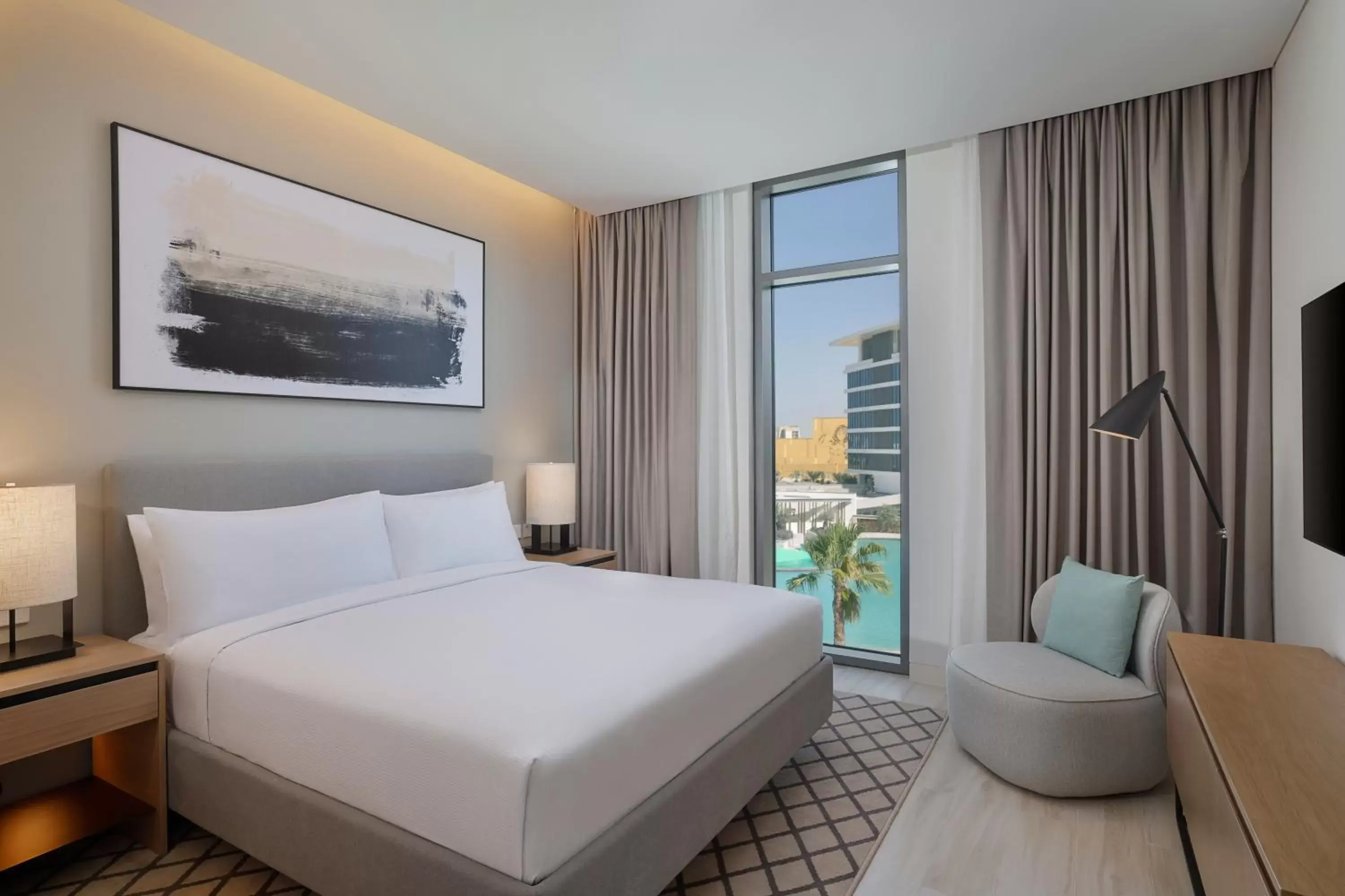 Bedroom in Doubletree By Hilton Abu Dhabi Yas Island Residences