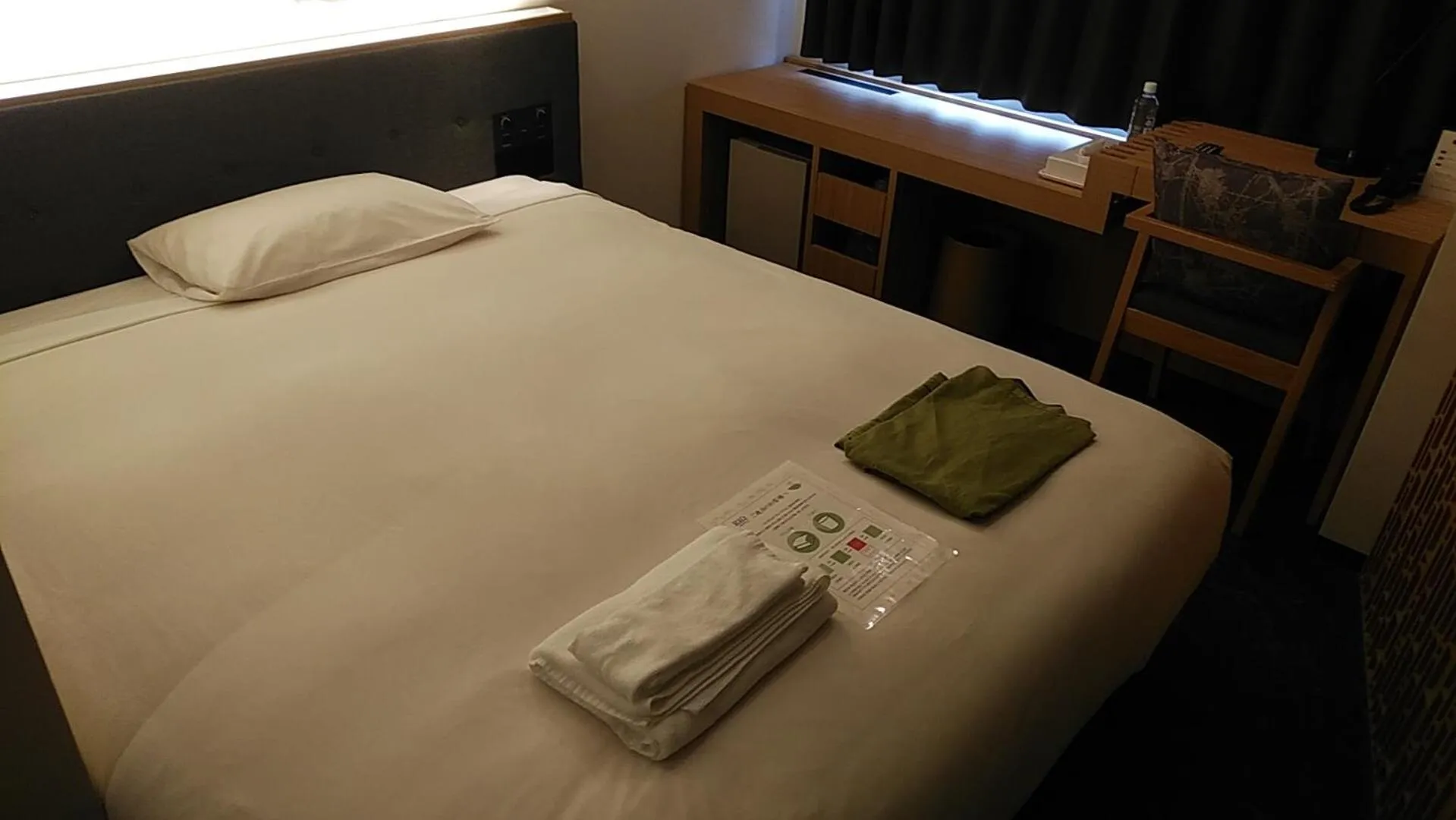 Bed in Hotel Paco Kushiro