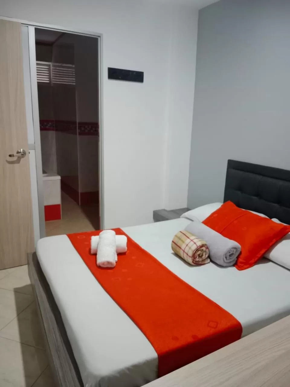 Bed in Hotel El Deportista