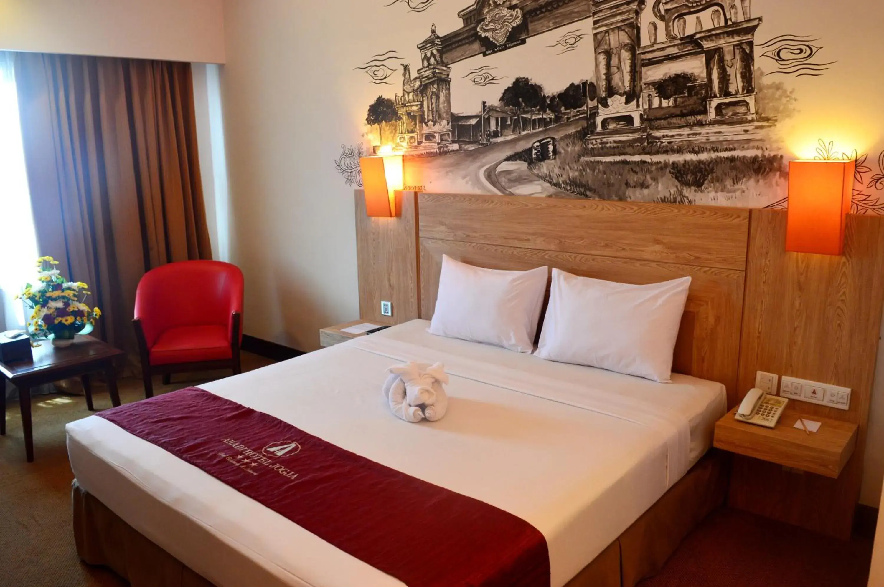 Bed in Abadi Hotel Malioboro Yogyakarta by Tritama Hospitality