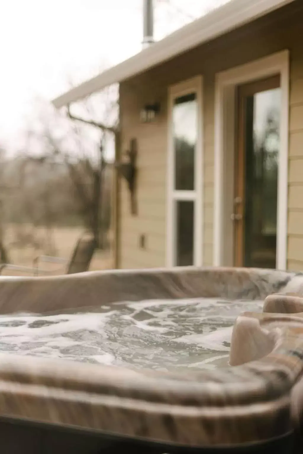 Hot Tub, Winter in Red Tail Ranch