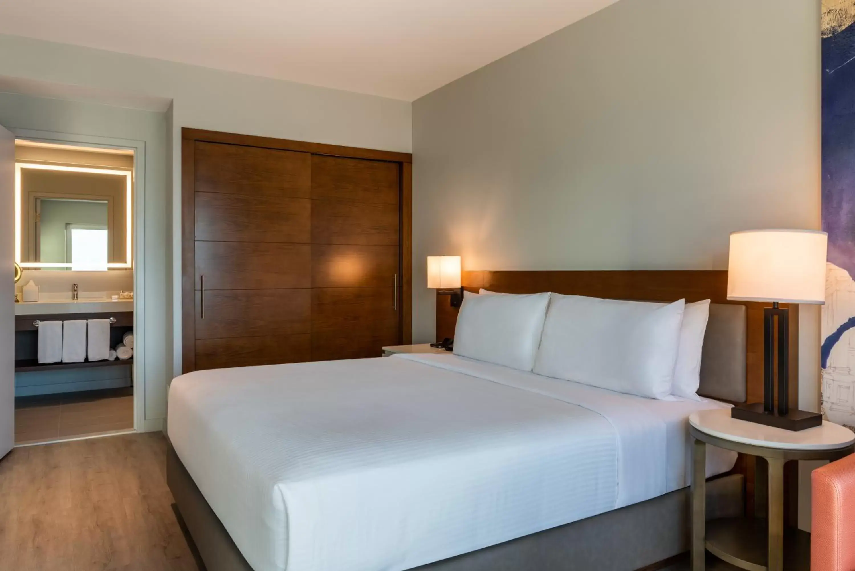 Corner Oceanfront One Bedroom Suite with One King Bed in Embassy Suites By Hilton Aruba Beach Resort Corner Oceanfront One Bedroom Suite with One King Bed in Embassy Suites By Hilton Aruba Beach Resort