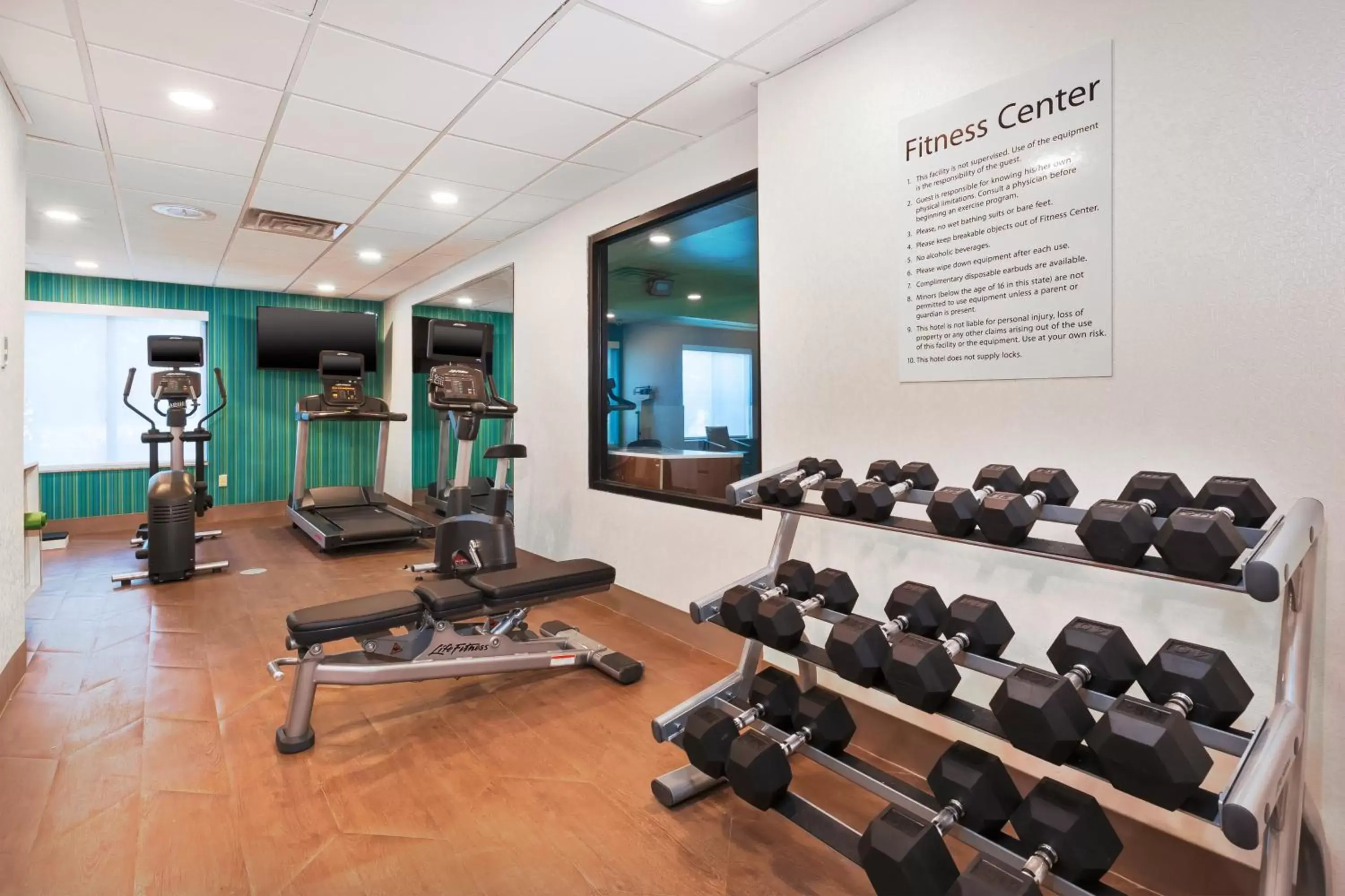 Fitness centre/facilities, Fitness Center/Facilities in Holiday Inn Express Hotel & Suites Cleveland-Richfield, an IHG Hotel
