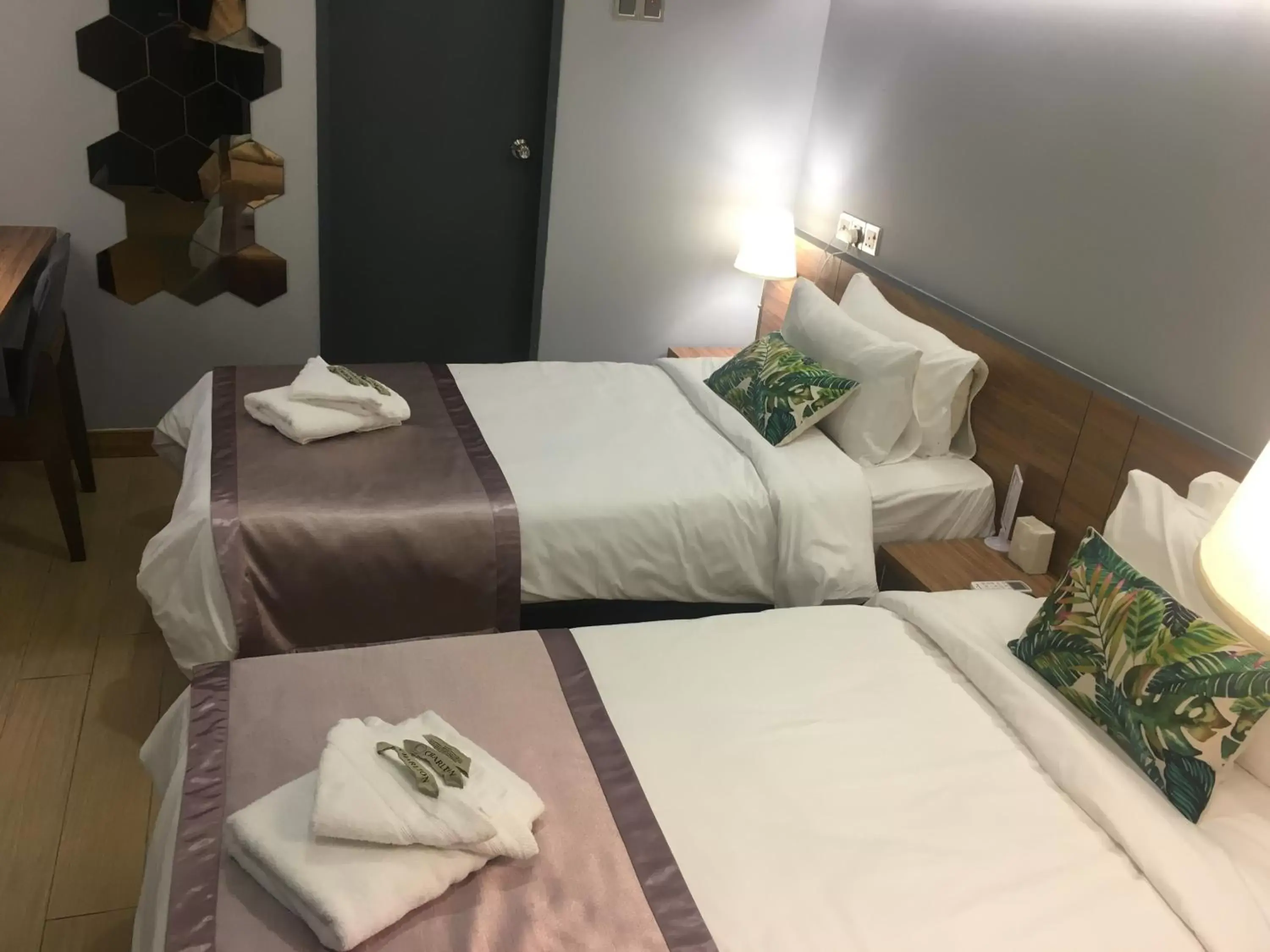 Bed in Hotel Gaia 95