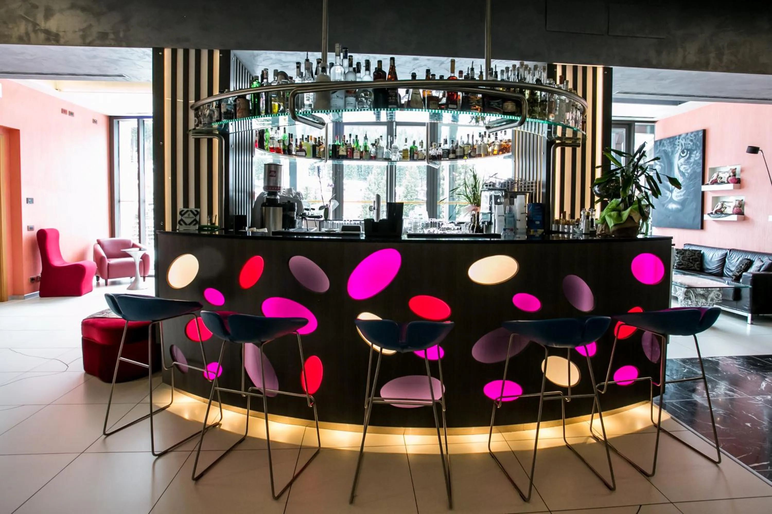 Lounge or bar in Design Oberosler Hotel