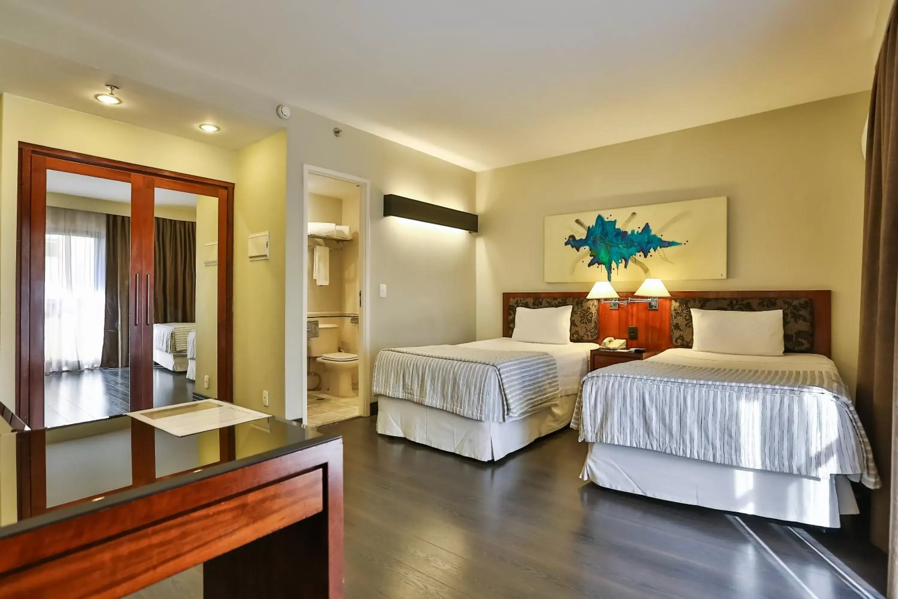 Bed in Double Tree by Hilton São Paulo Itaim Bed in Double Tree by Hilton São Paulo Itaim
