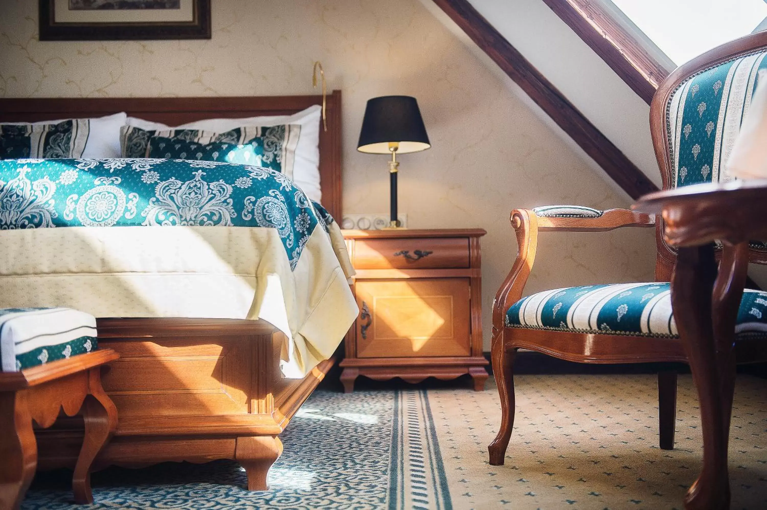 Decorative detail, Bed in Arcadia Boutique Hotel