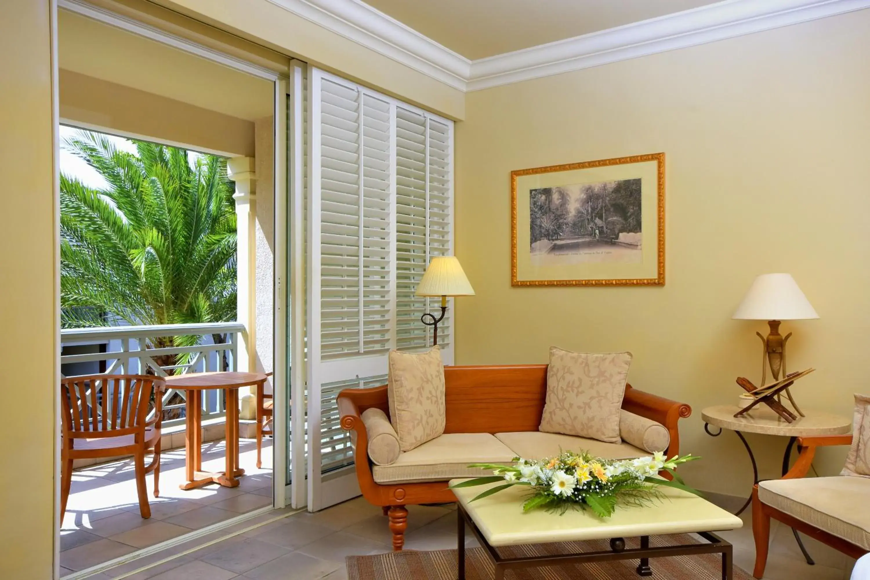 Seating Area in The Residence Mauritius