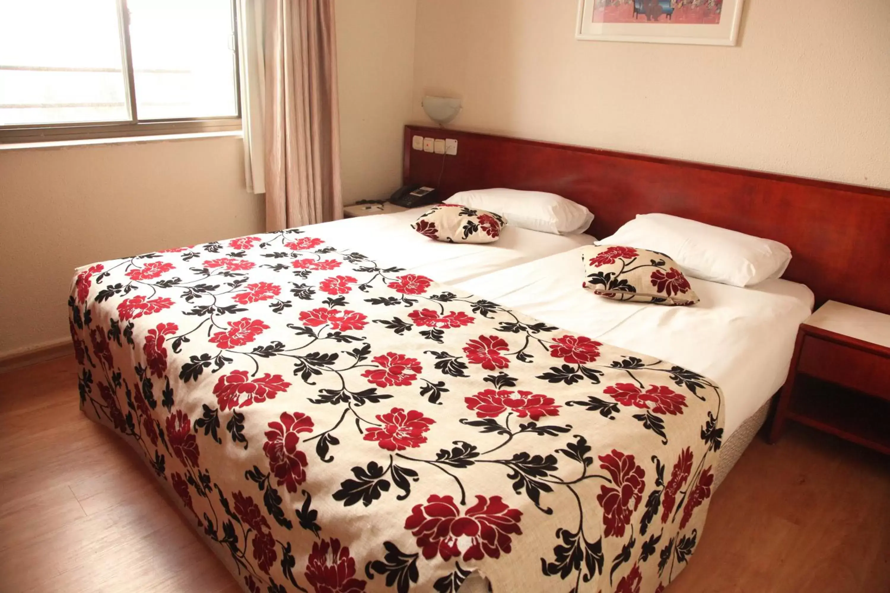 Bed in Lev Yerushalayim Hotel