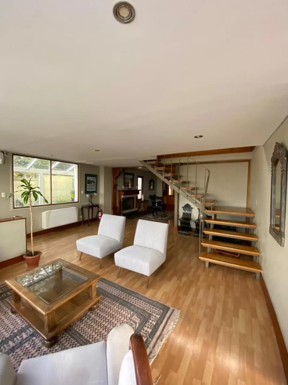 Living room in Hostería Patagonia Jarke