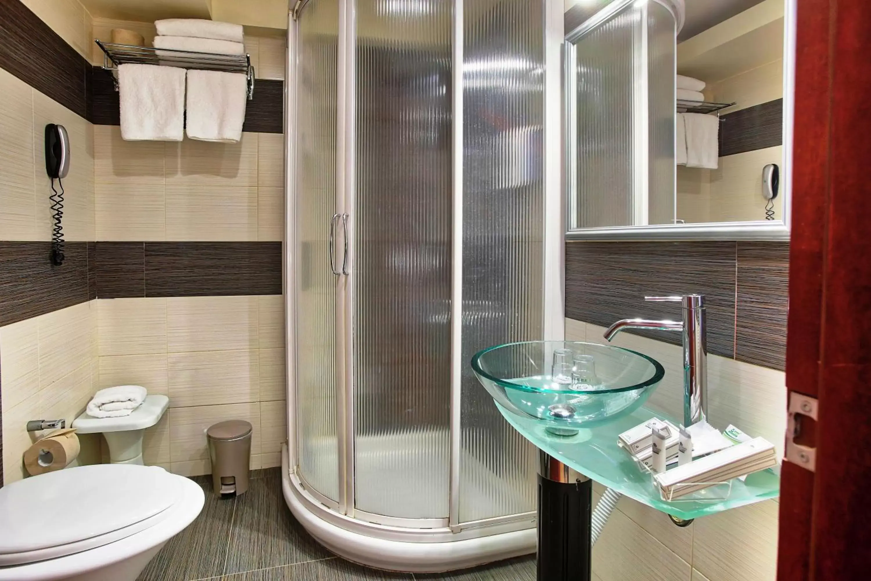 Shower, Bathroom in Capsis Astoria Heraklion