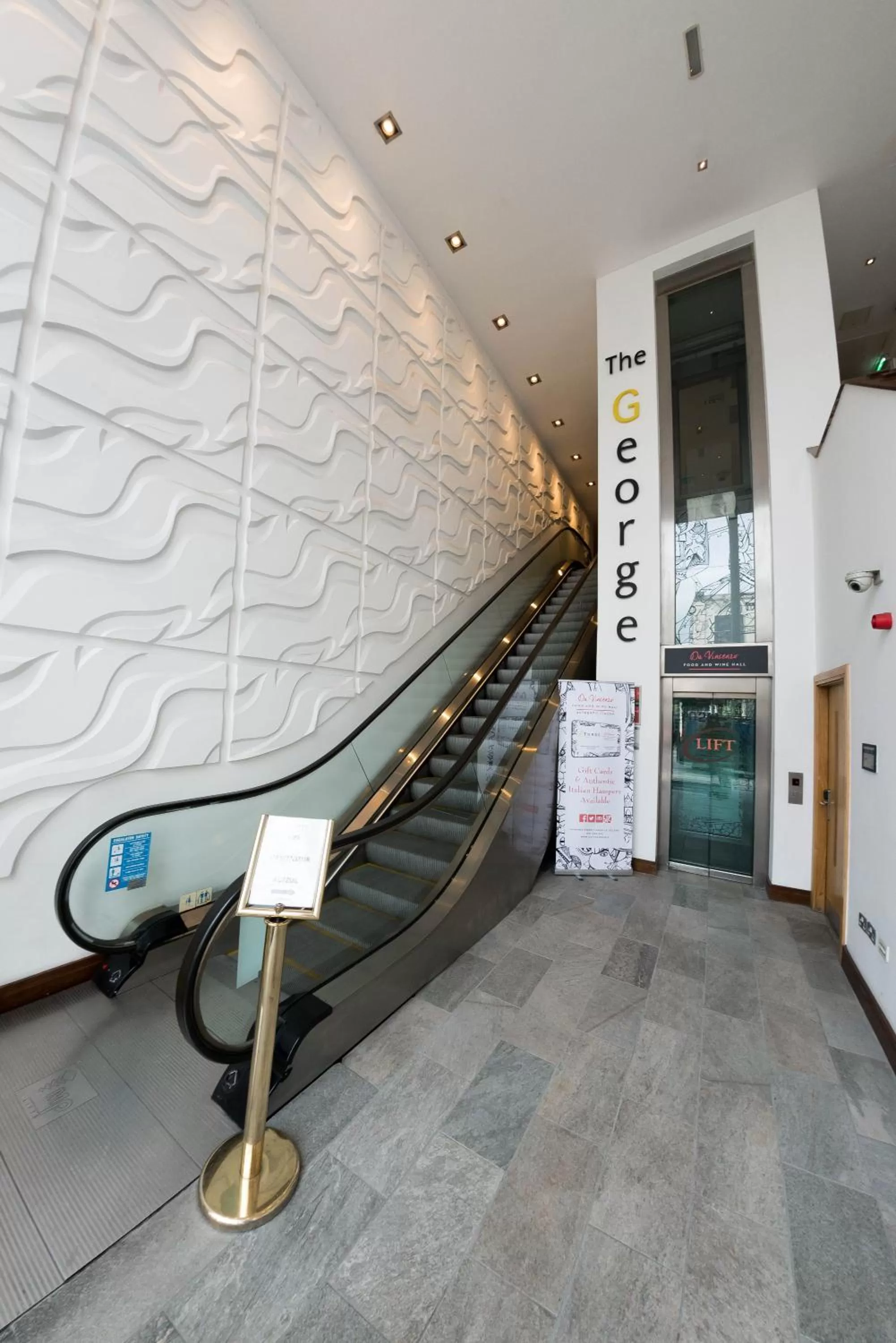 Decorative detail in George Limerick Hotel