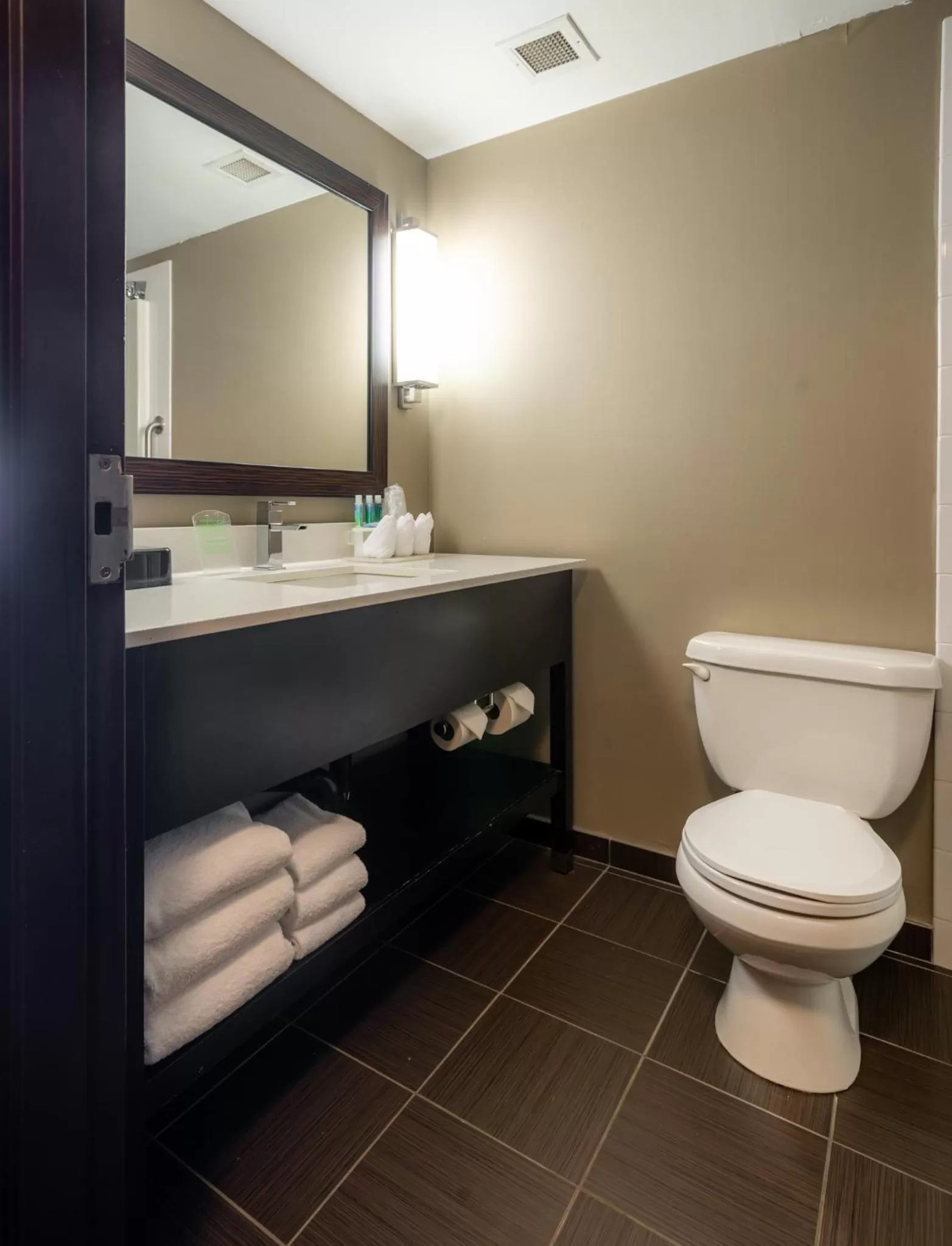 Bathroom in Holiday Inn Express Hotel & Suites - Edmonton International Airport by IHG