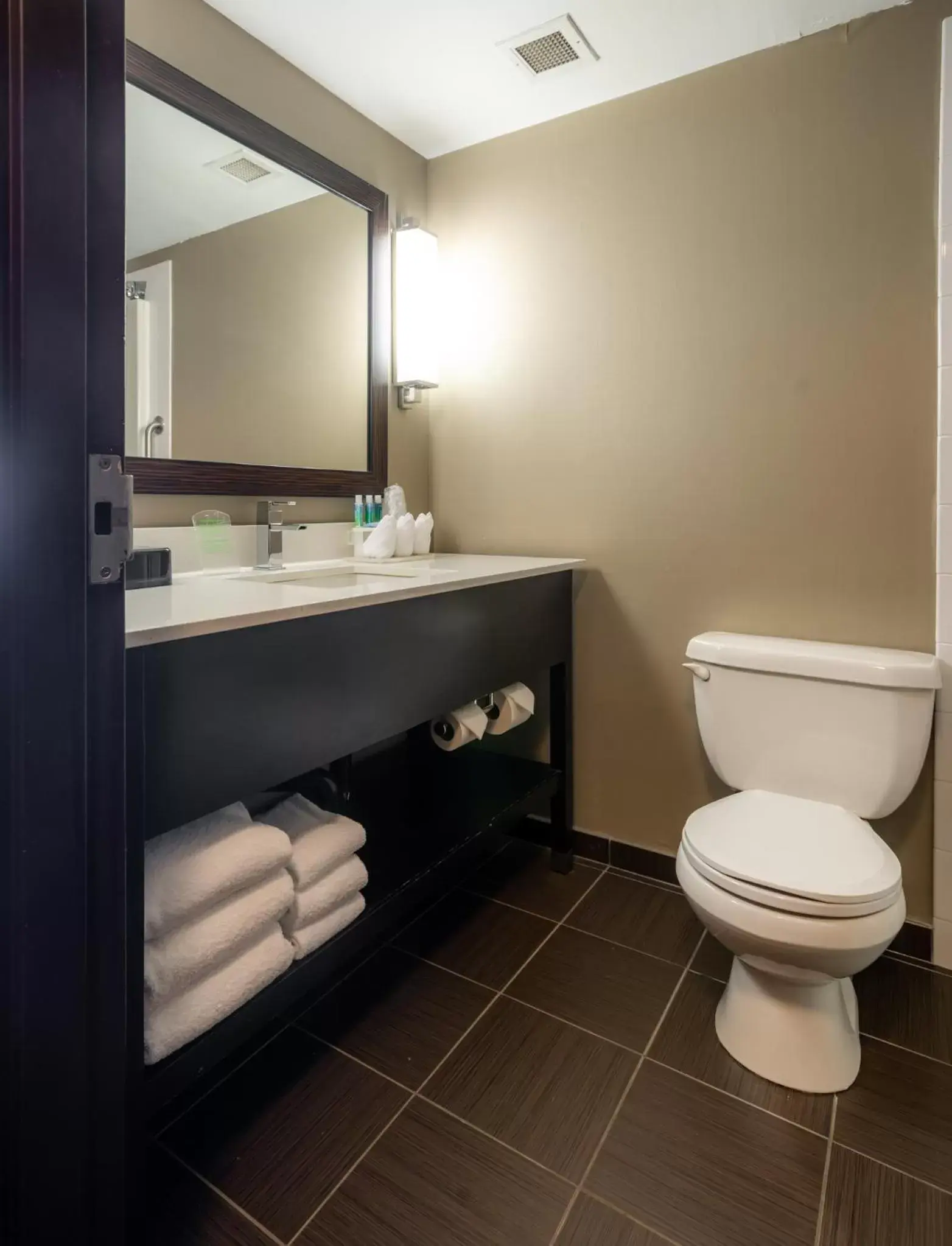 Bathroom in Holiday Inn Express Hotel & Suites - Edmonton International Airport, an IHG Hotel