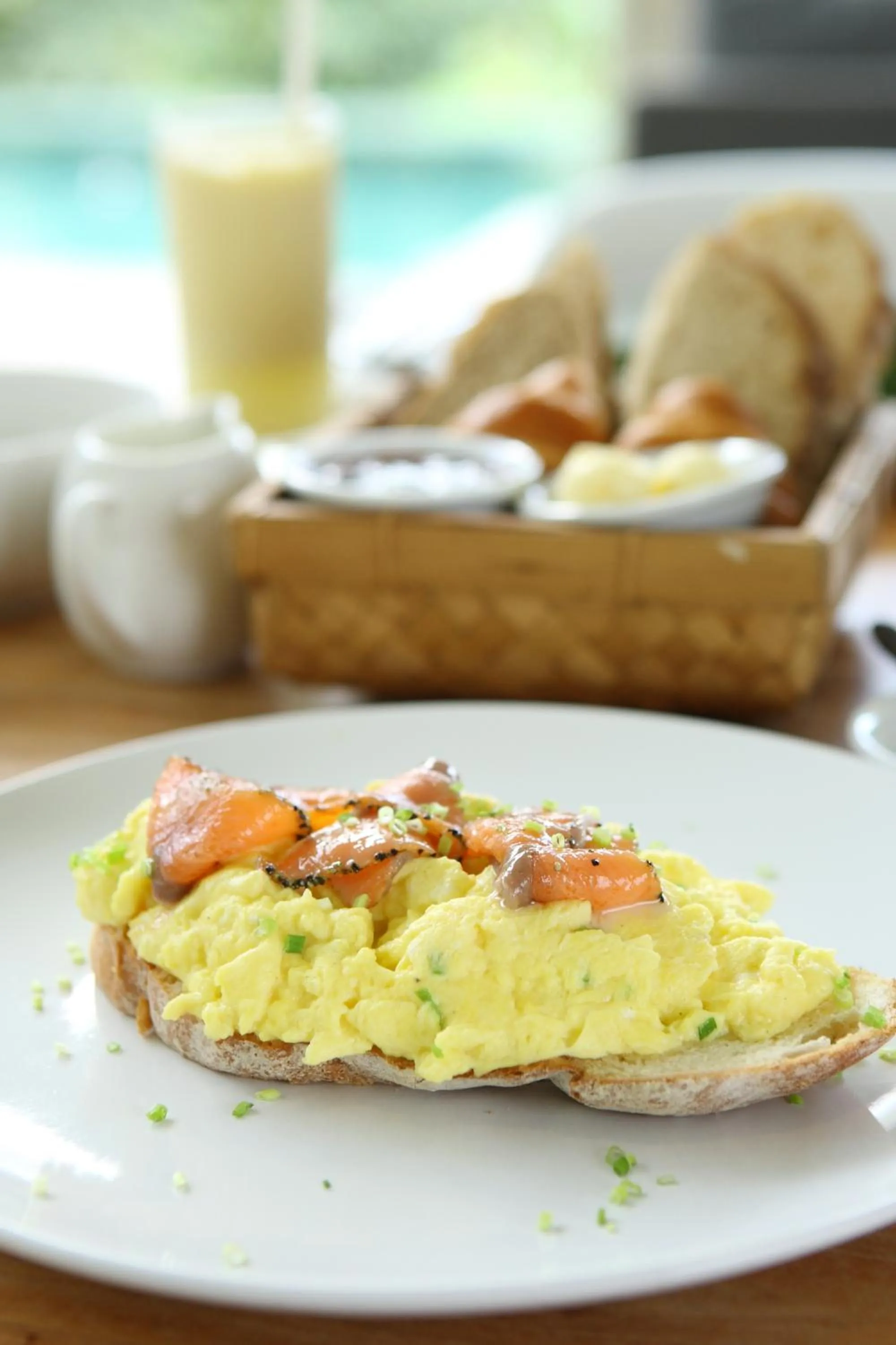 American breakfast in Aria Villas Ubud