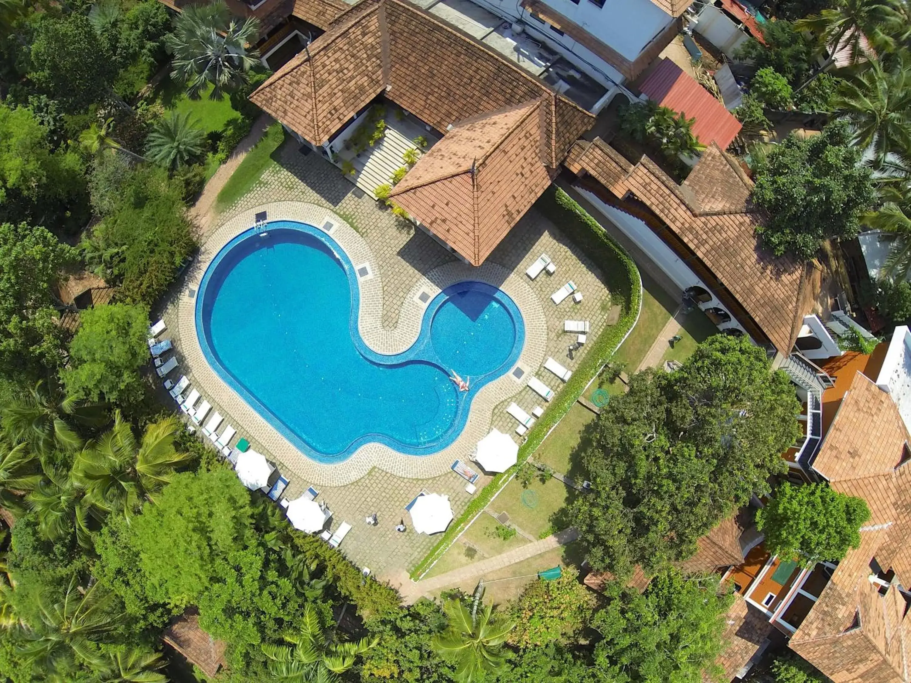 Swimming pool in The Travancore Heritage Beach Resort Swimming pool in The Travancore Heritage Beach Resort