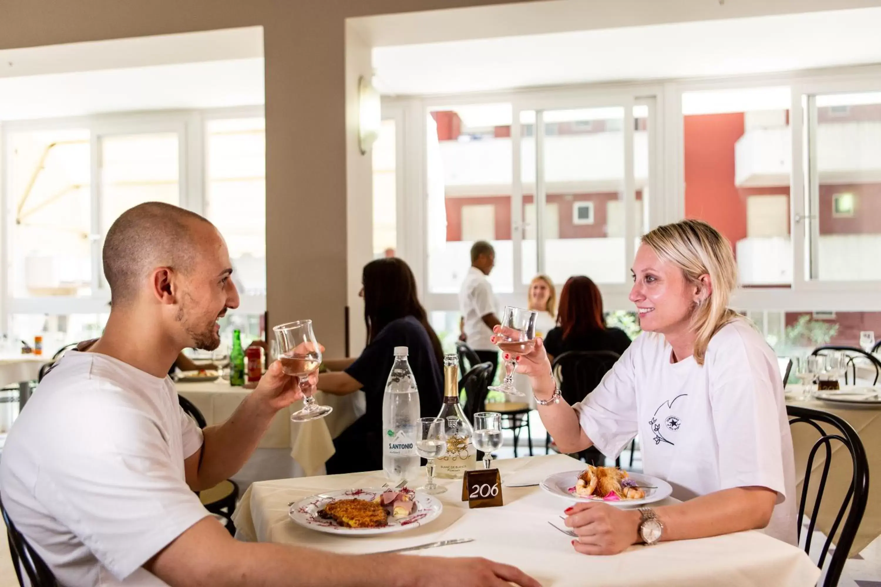 Dining area, Restaurant/Places to Eat in Hotel Christian Ideale Per Famiglie