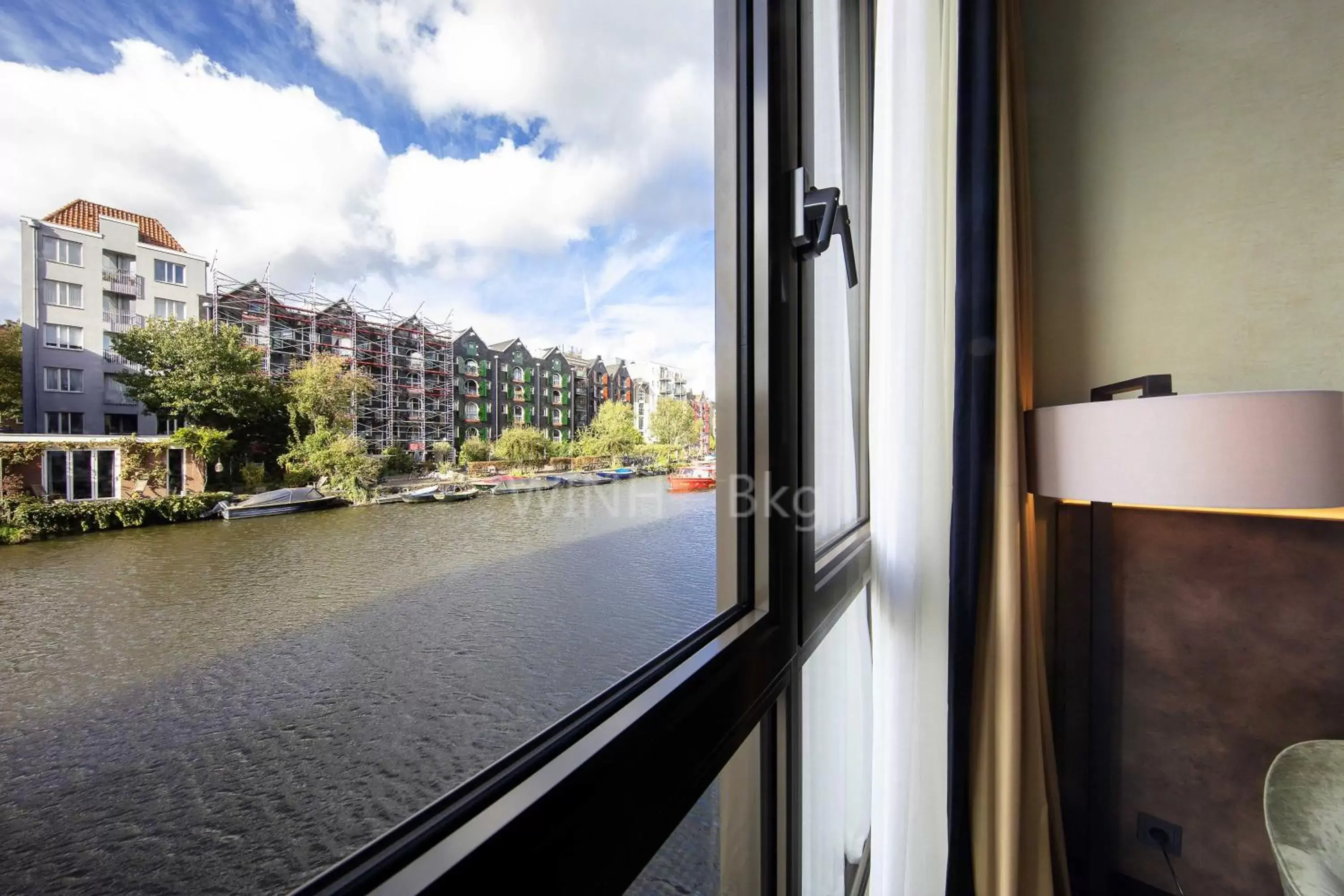 River view in Monet Garden Hotel Amsterdam