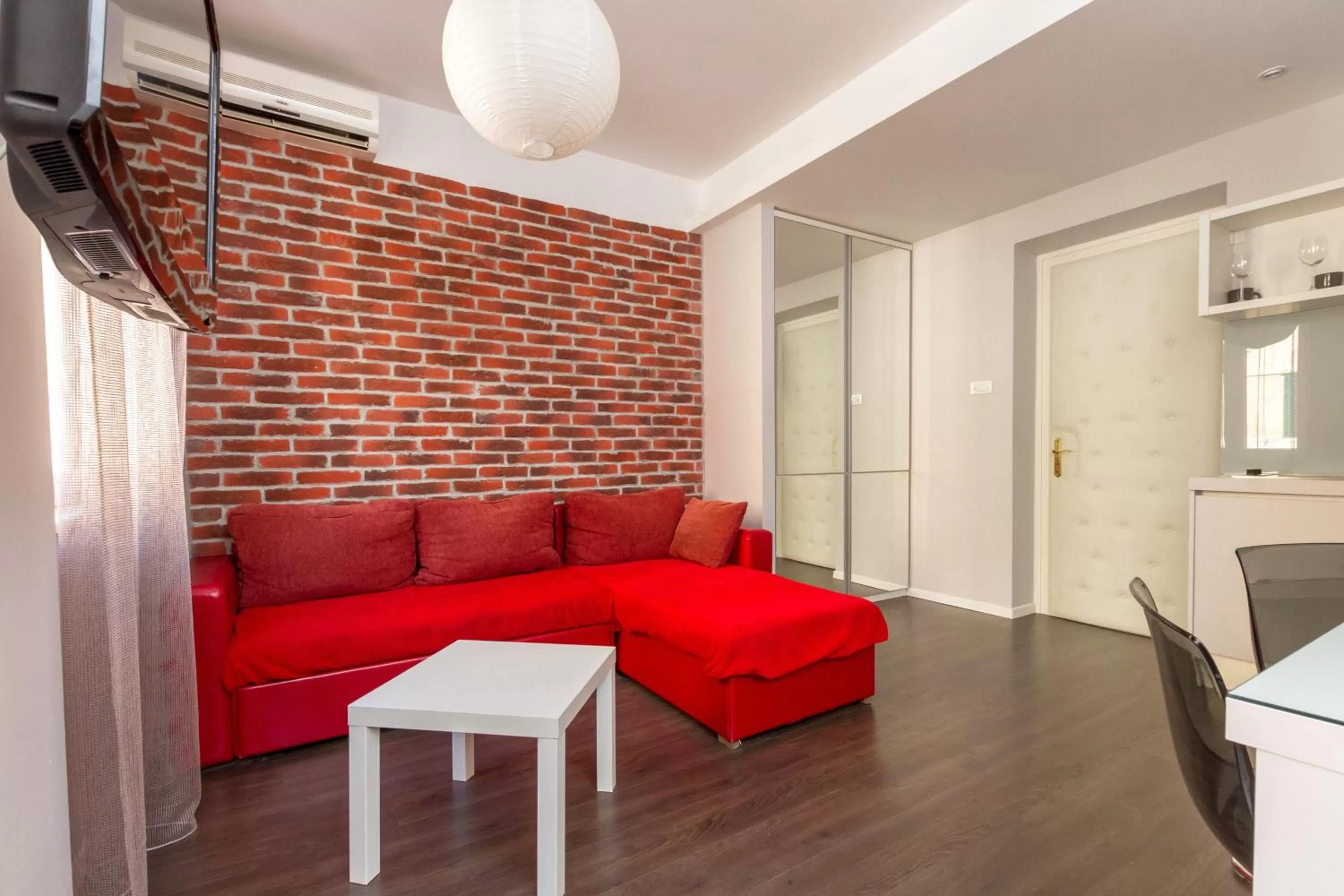 Living room in Apartments Aspalathos