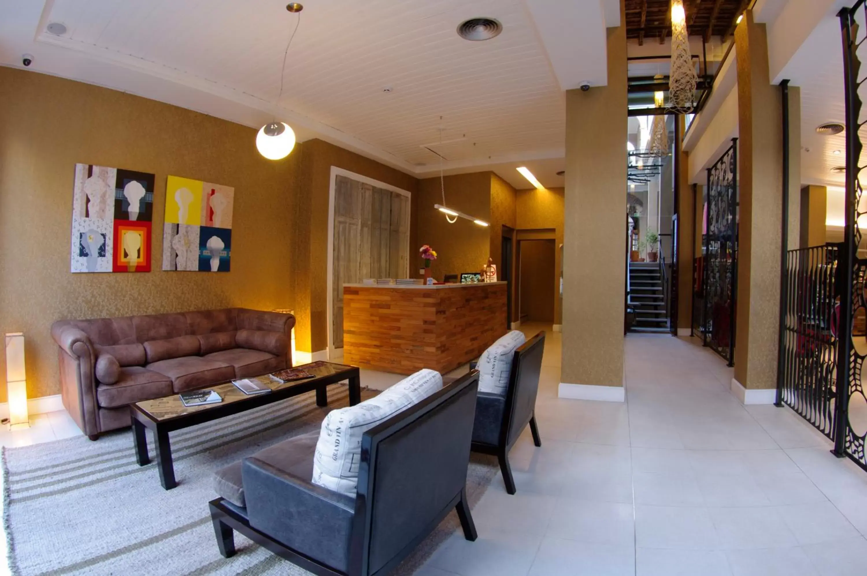 Lobby or reception, Seating Area in Patios de San Telmo