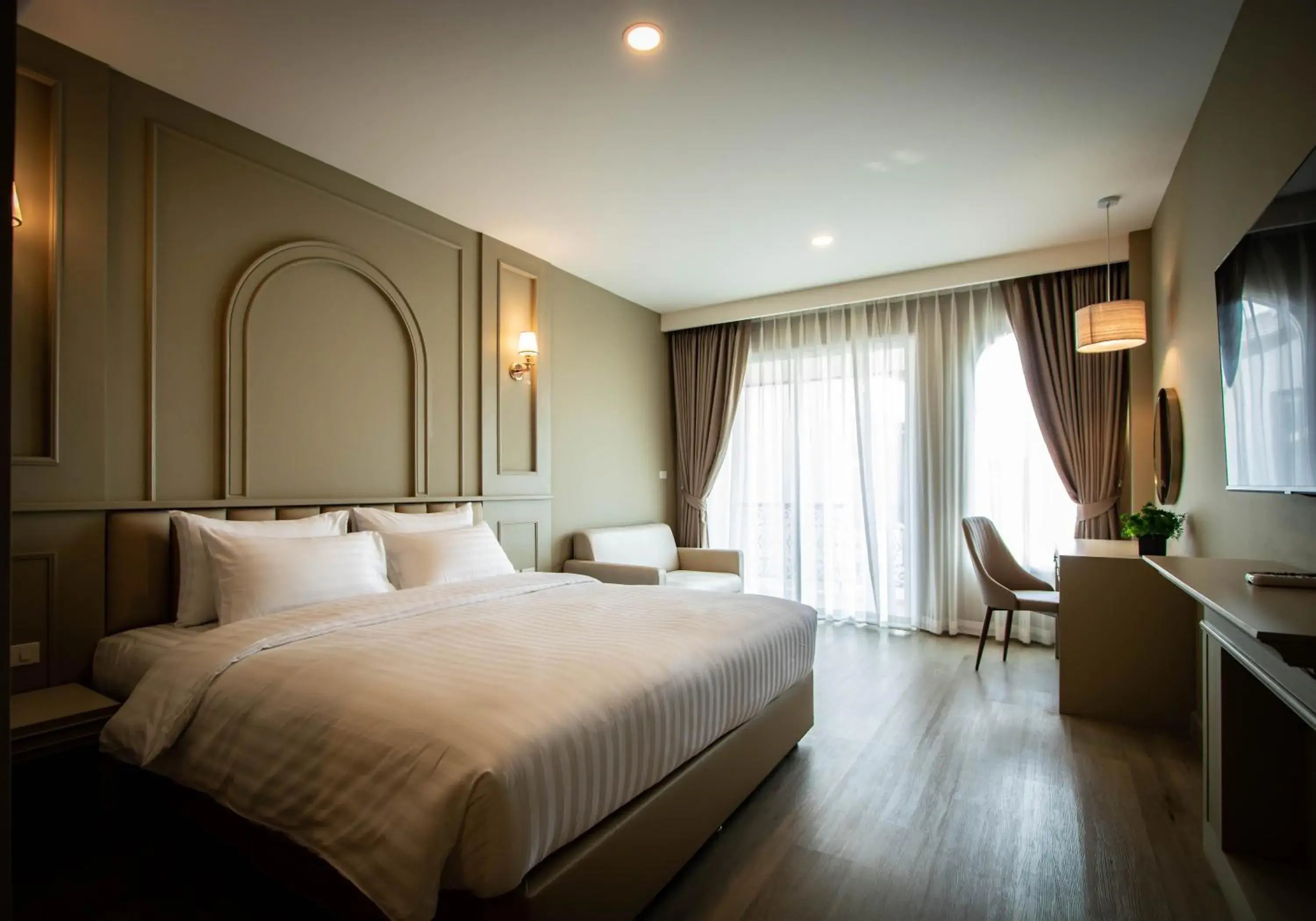 Bed in Eurana Boutique Hotel