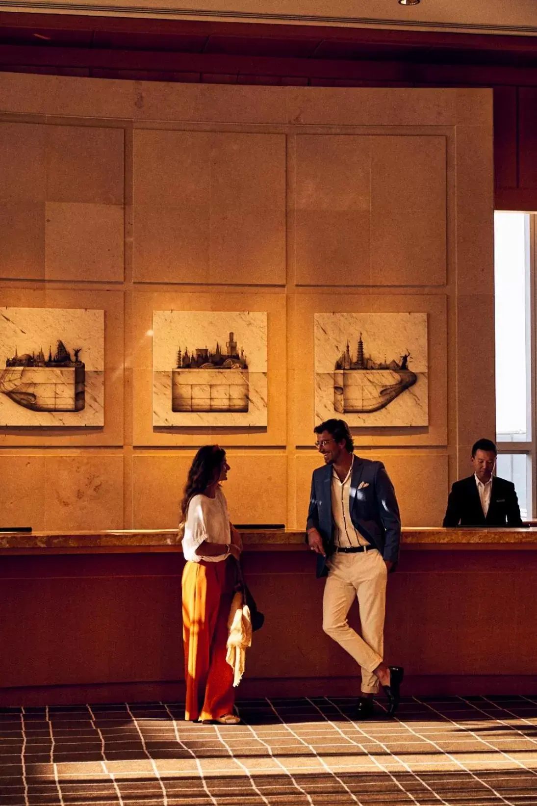 Lobby or reception in Four Seasons Hotel Miami Lobby or reception in Four Seasons Hotel Miami