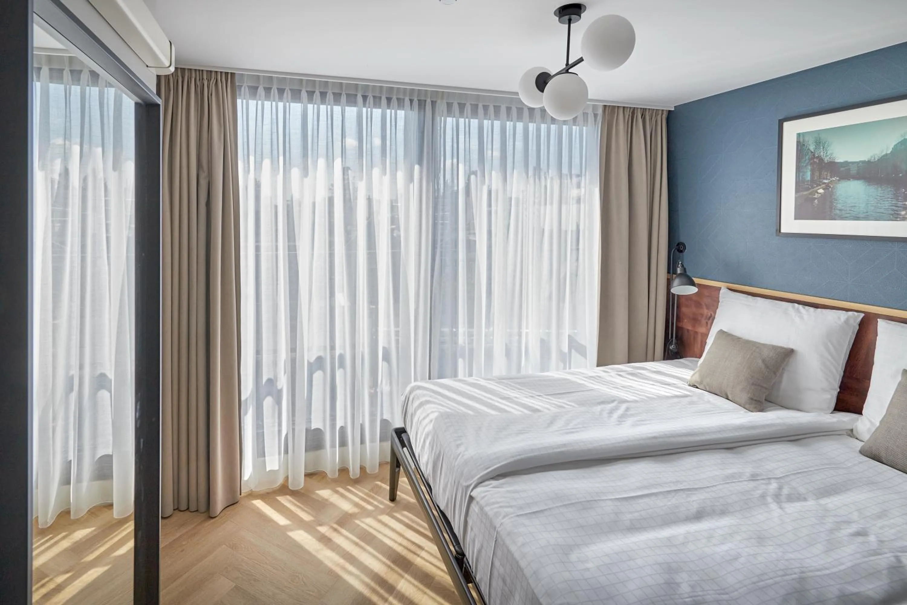 Bedroom, Bed in Nova Apartments Amsterdam