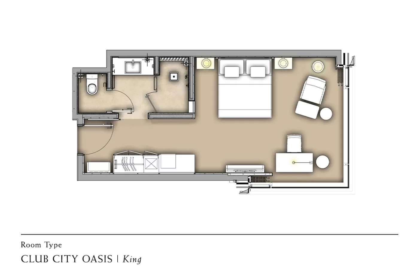 Floor plan in Pavilion Hotel Kuala Lumpur Managed by Banyan Tree