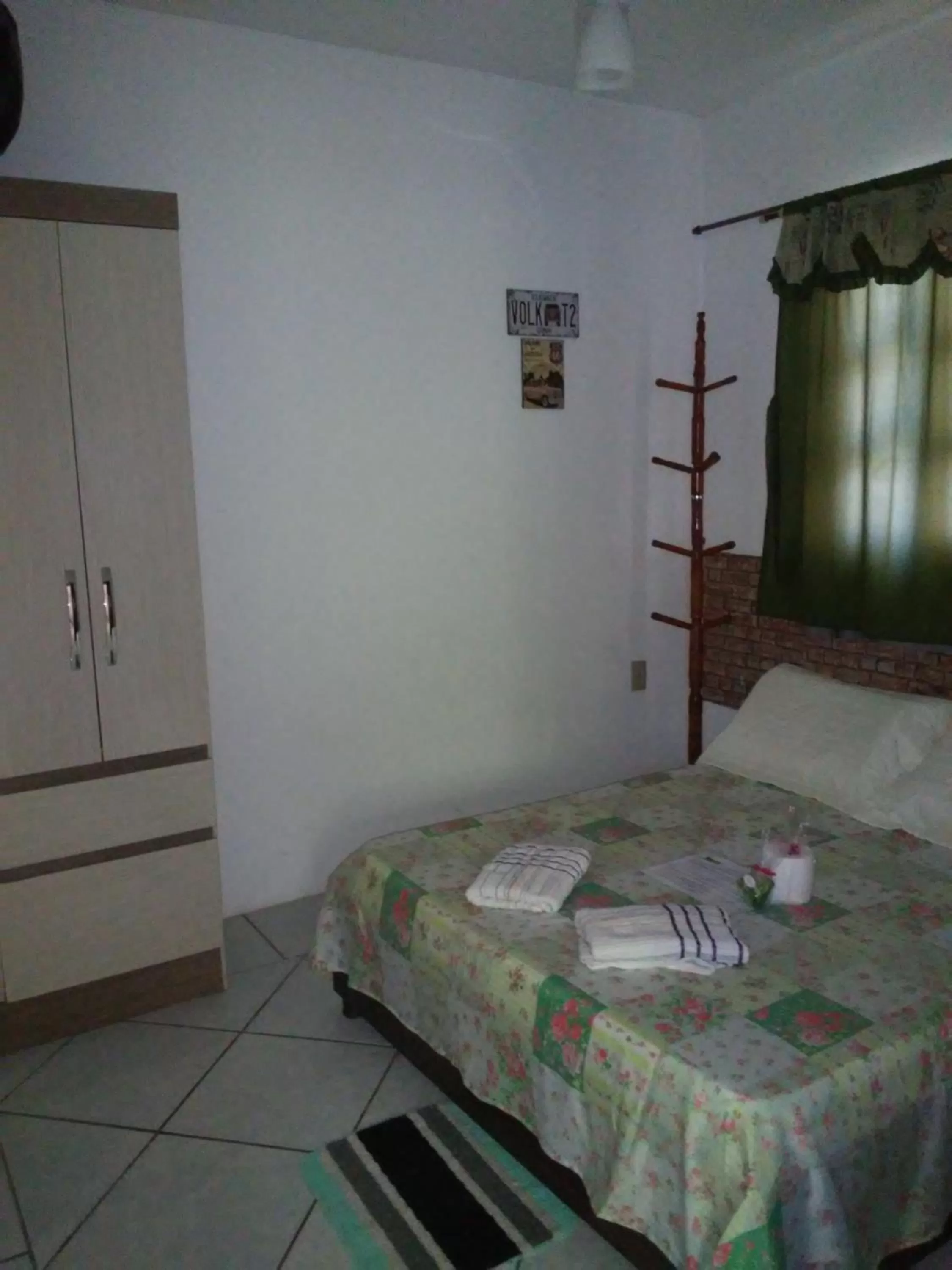 Bed in Pousada Ilha Margarita