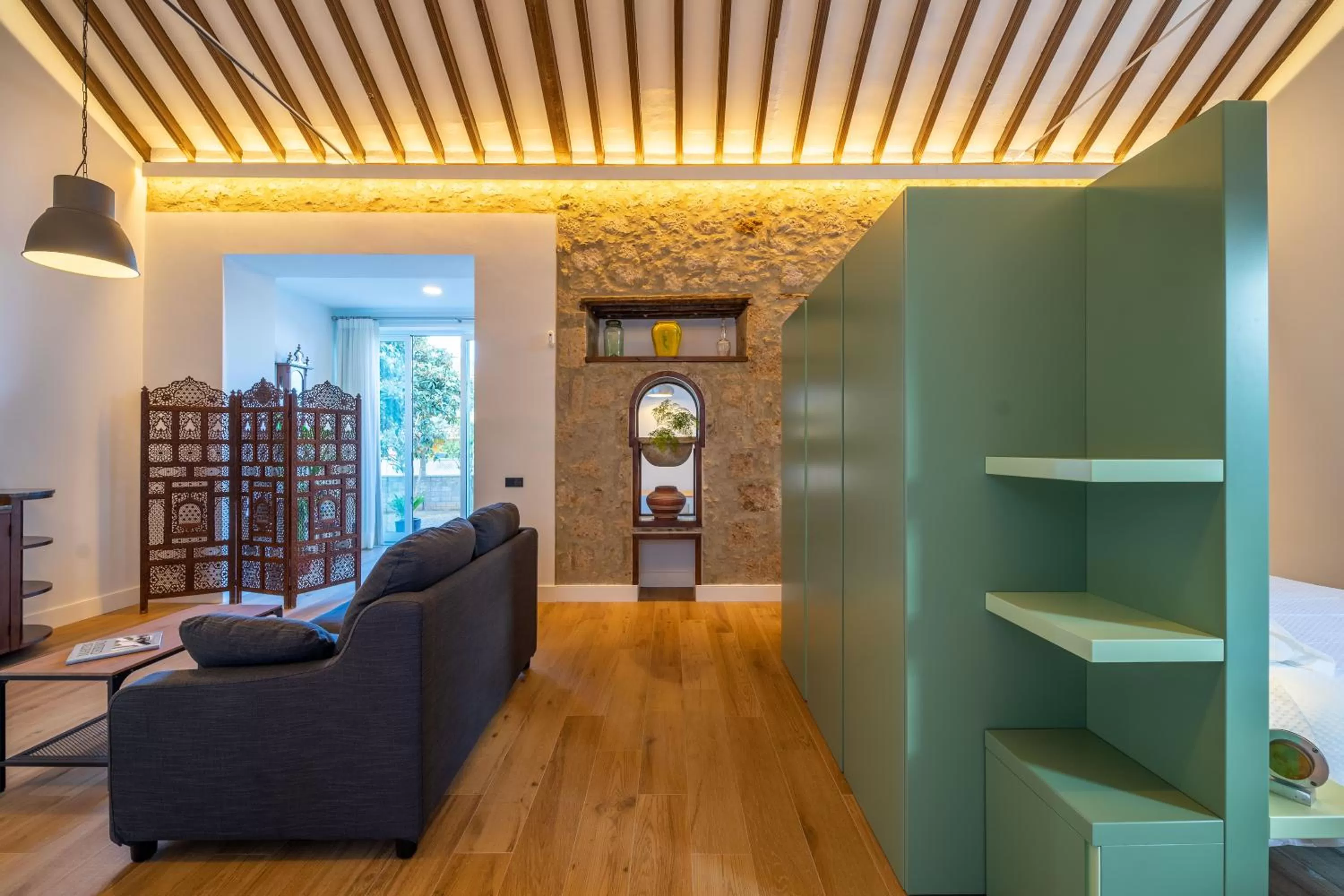 Living room in Albor Suites