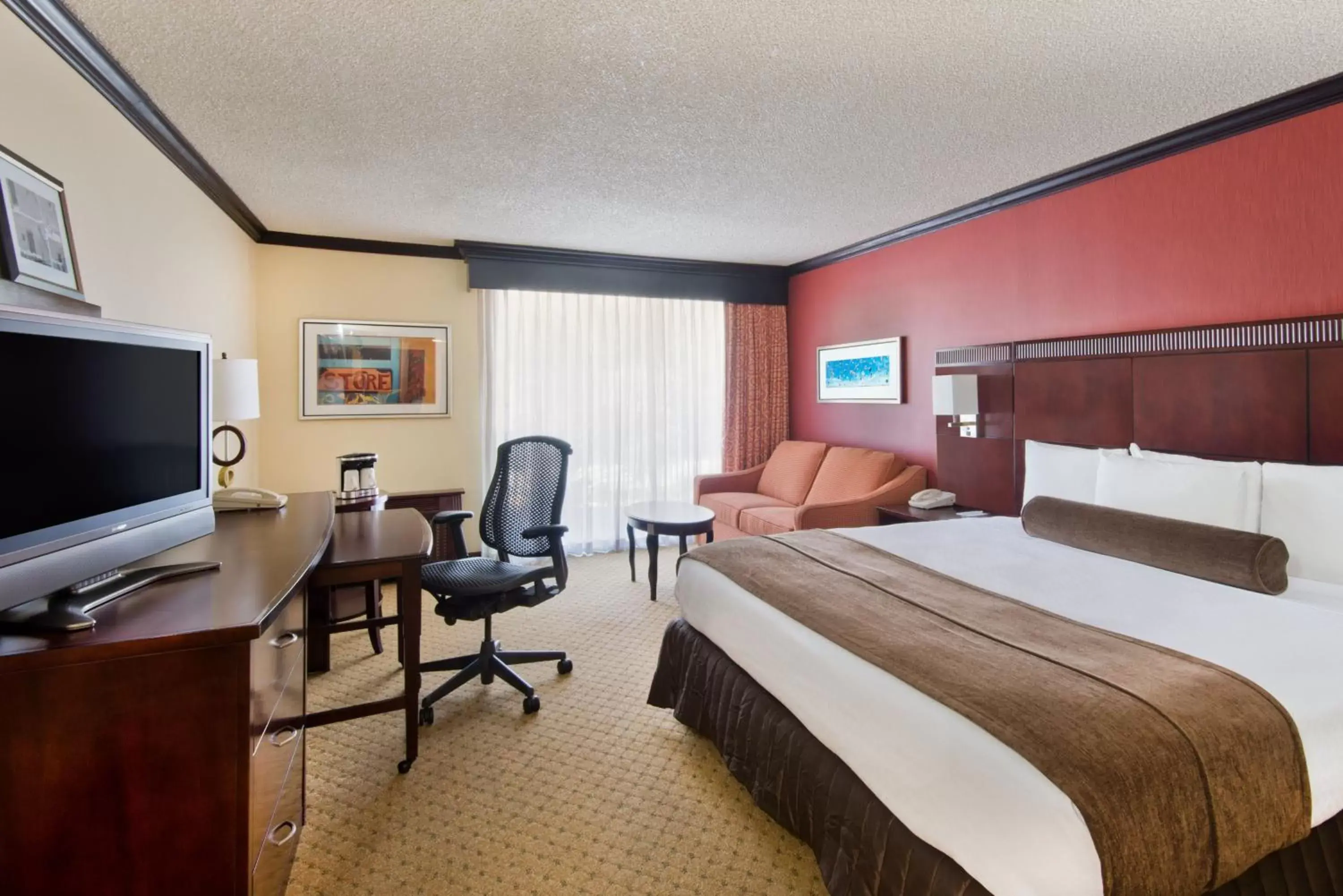 Photo of the whole room, TV/Entertainment Center in Crowne Plaza Albuquerque