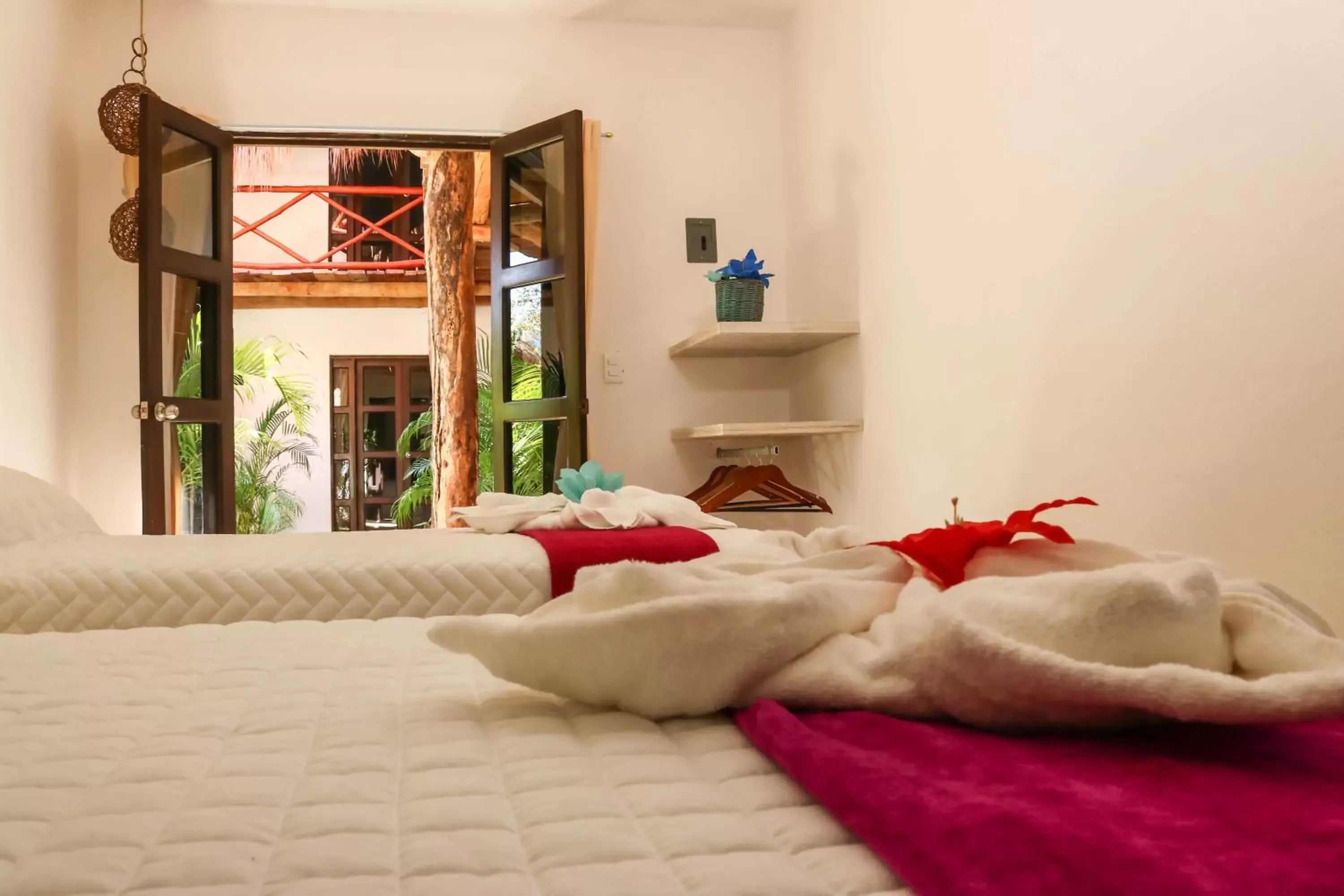 Bedroom in Kin Ha Tulum Hotel
