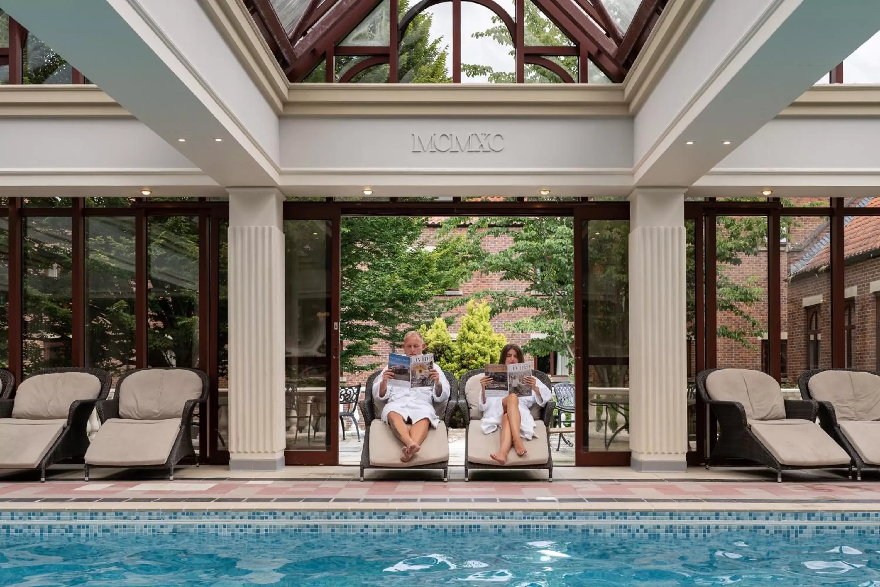 Swimming pool in Redworth Hall Hotel- Part of the Cairn Collection