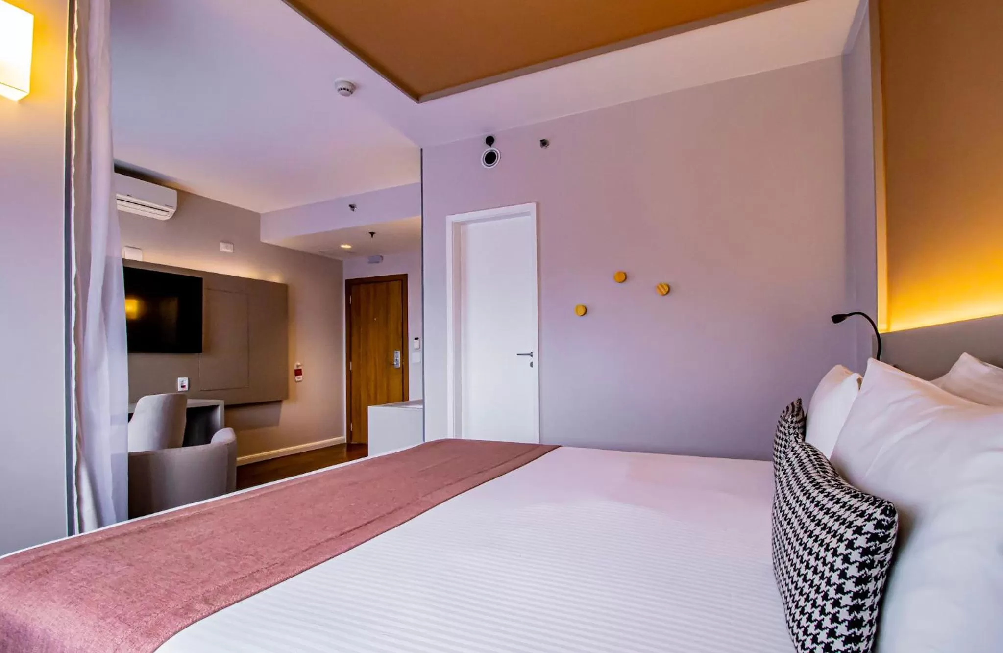 Bedroom, Bed in Blue Tree Towers Anália Franco - Tatuapé