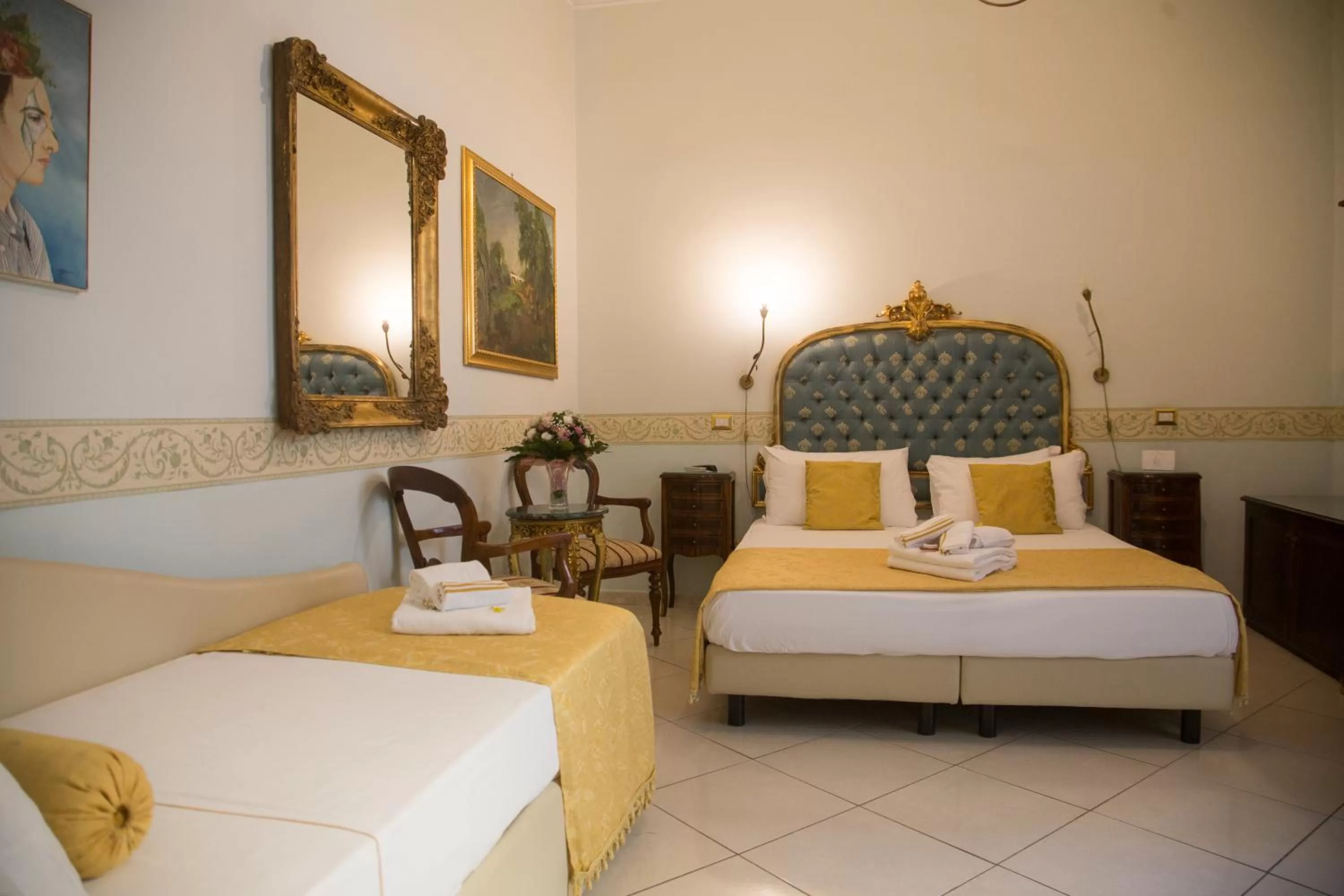 Bed in B&B Art Suite Santa Brigida