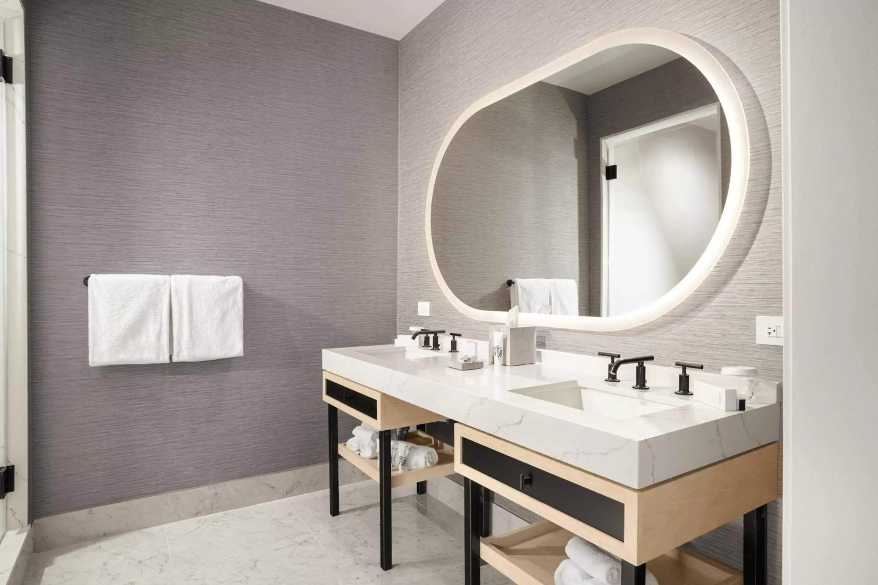 Bathroom in Virgin Hotels Las Vegas, Curio Collection by Hilton