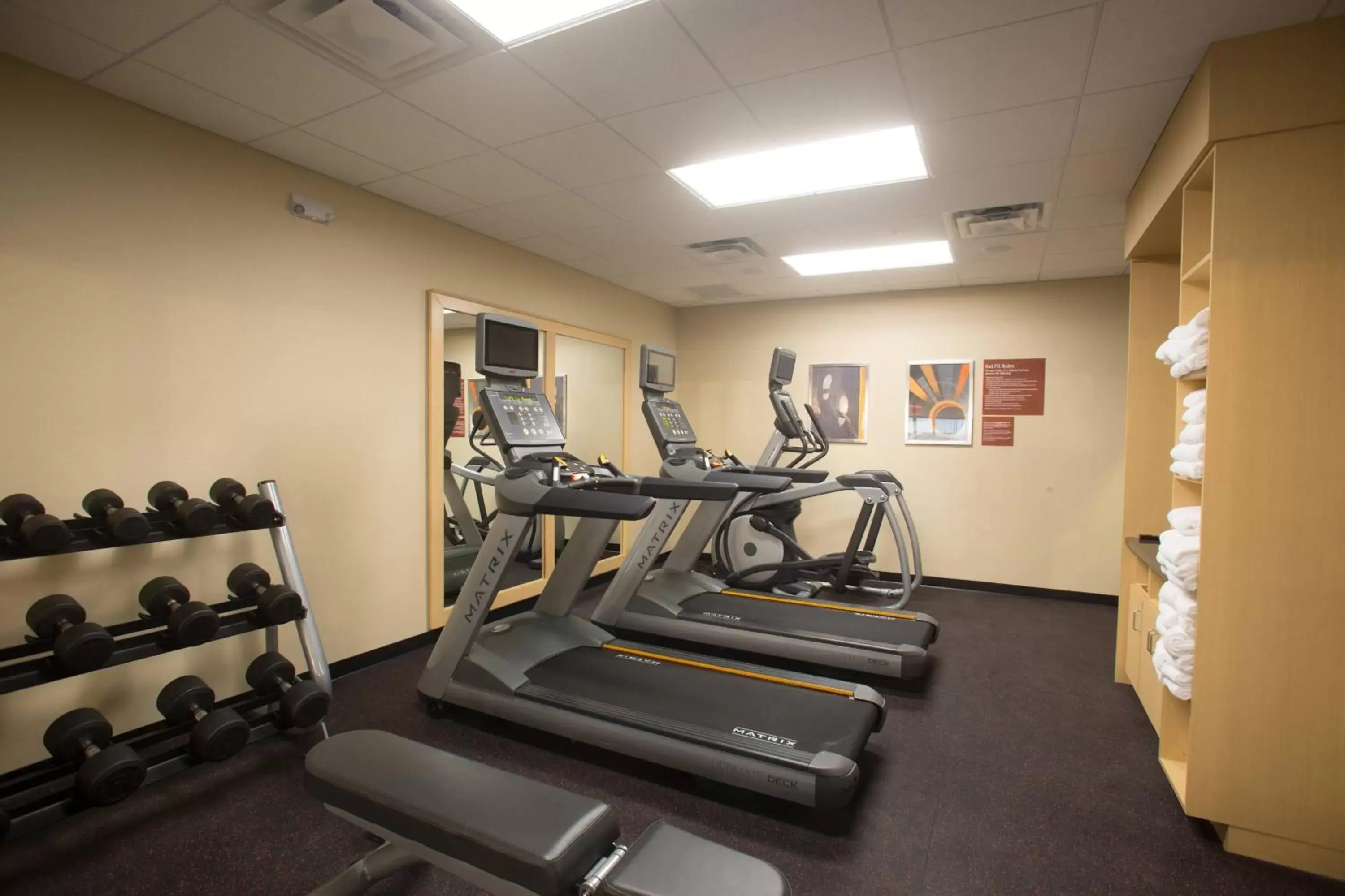 Fitness centre/facilities, Fitness Center/Facilities in TownePlace Suites by Marriott Lincoln North