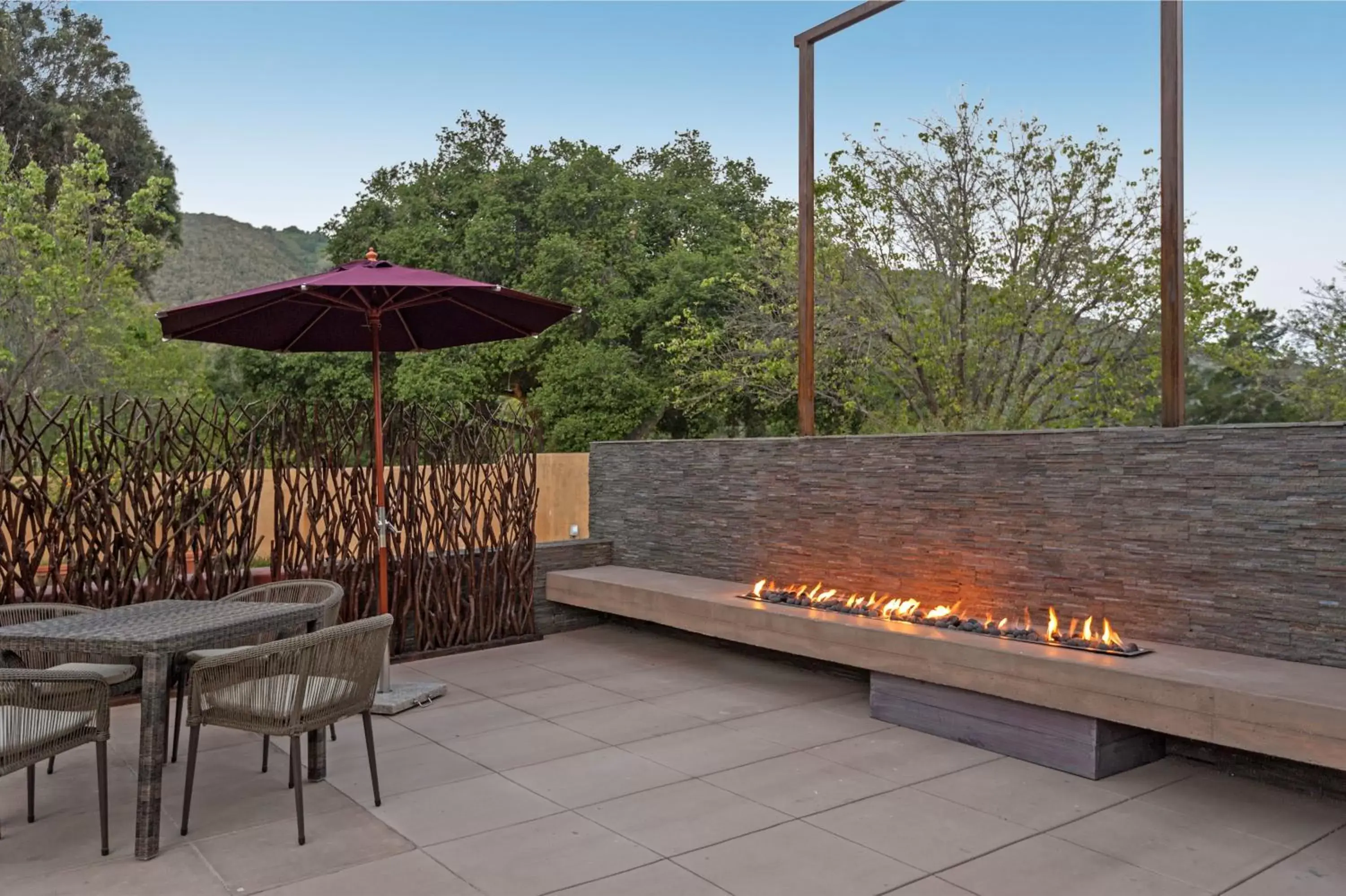 Patio in Bernardus Lodge & Spa