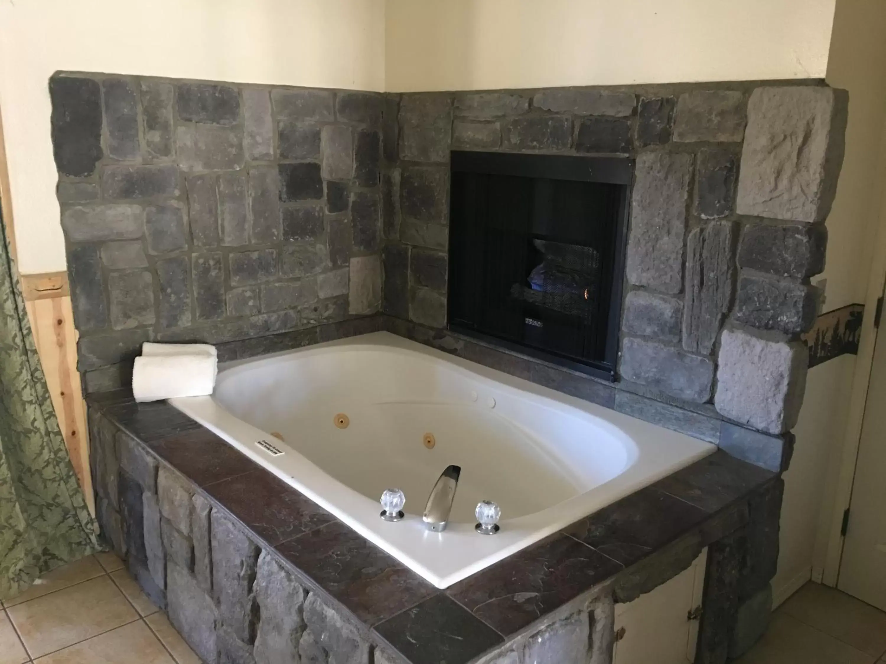 Hot Tub, Bathroom in Fireside Lodge