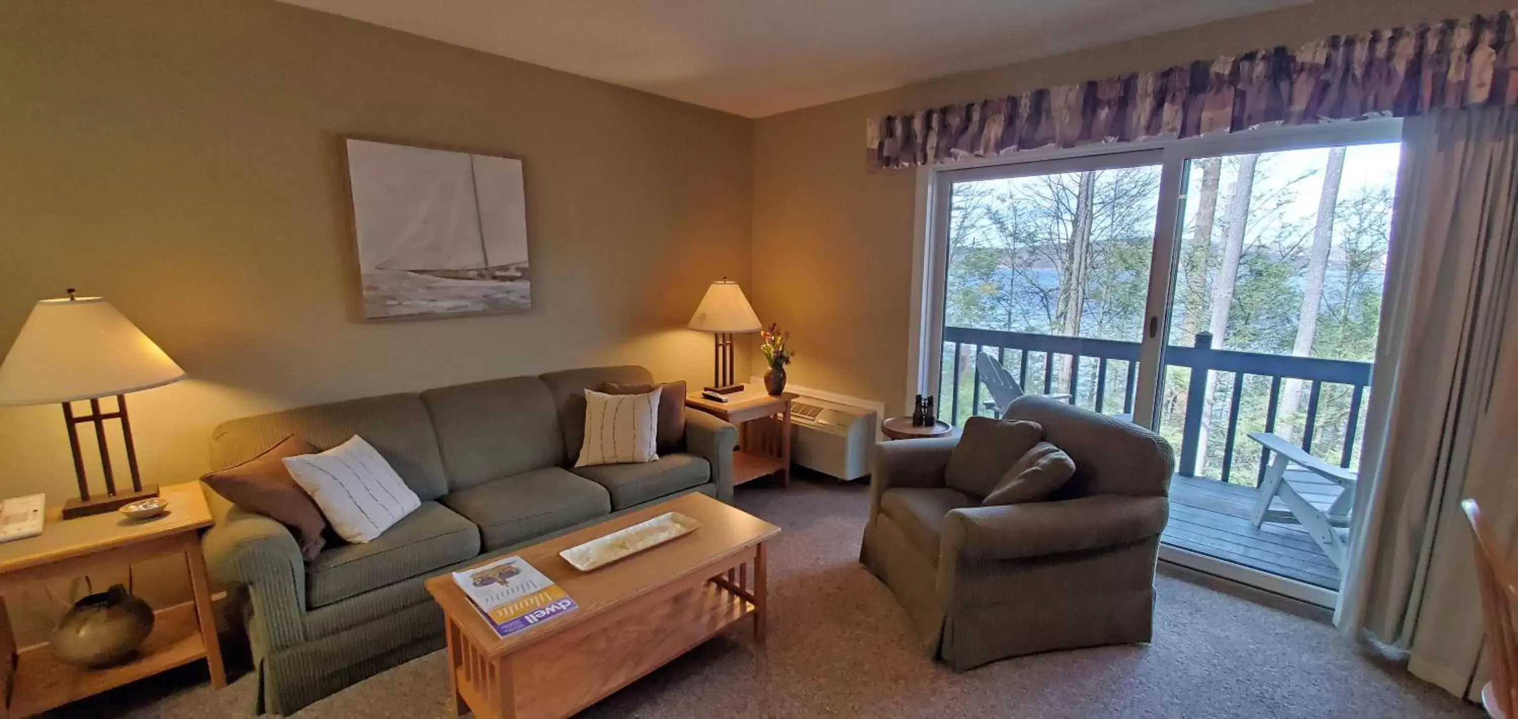 Living room, Seating Area in Silver Birches Resort