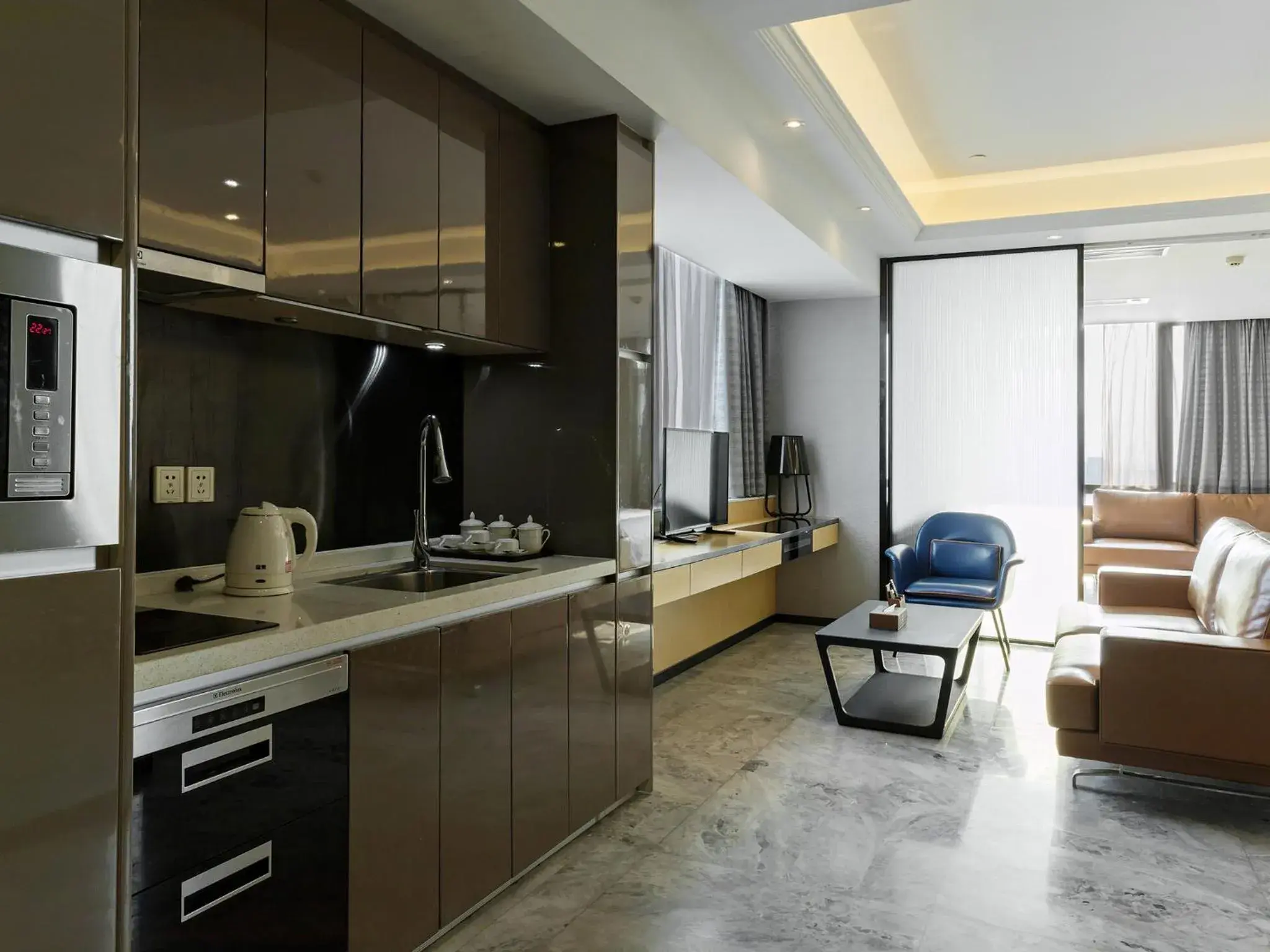 TV and multimedia, Kitchen/Kitchenette in Pengman Beijing Rd. A-mall Apartment