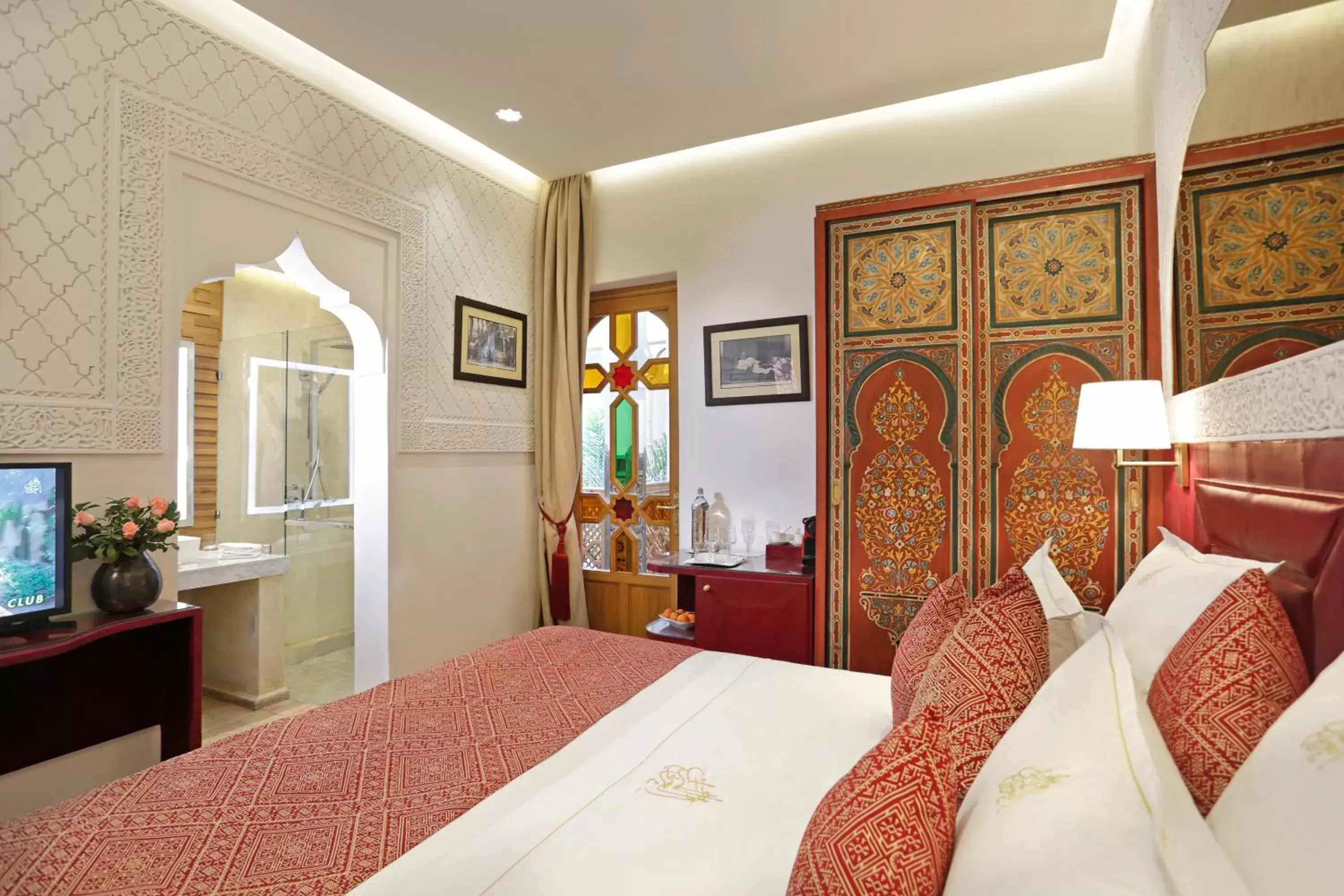 Bed in La Maison Arabe Hotel, Spa & Cooking Workshops